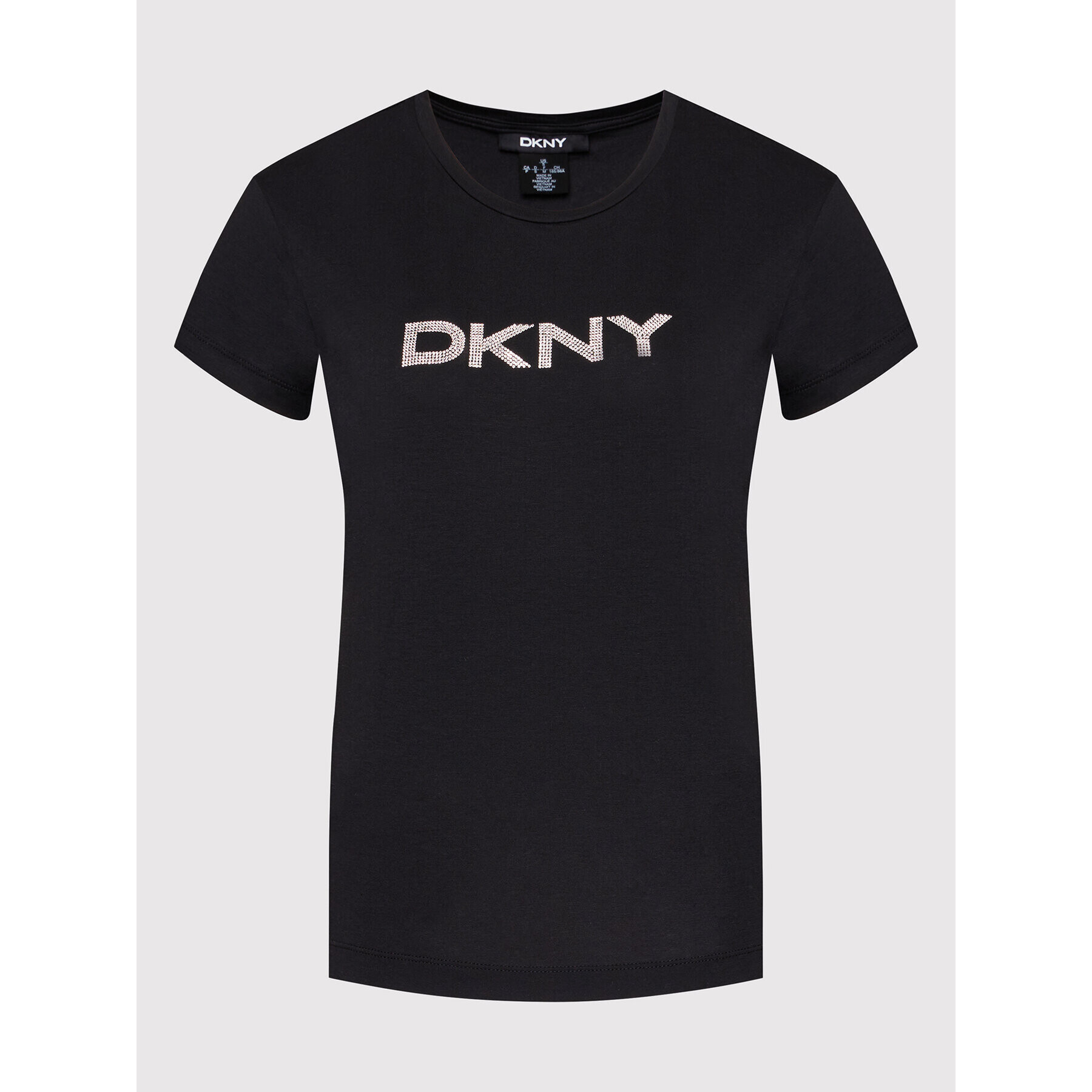 DKNY Тишърт P1MRHDNA Черен Regular Fit - Pepit.bg