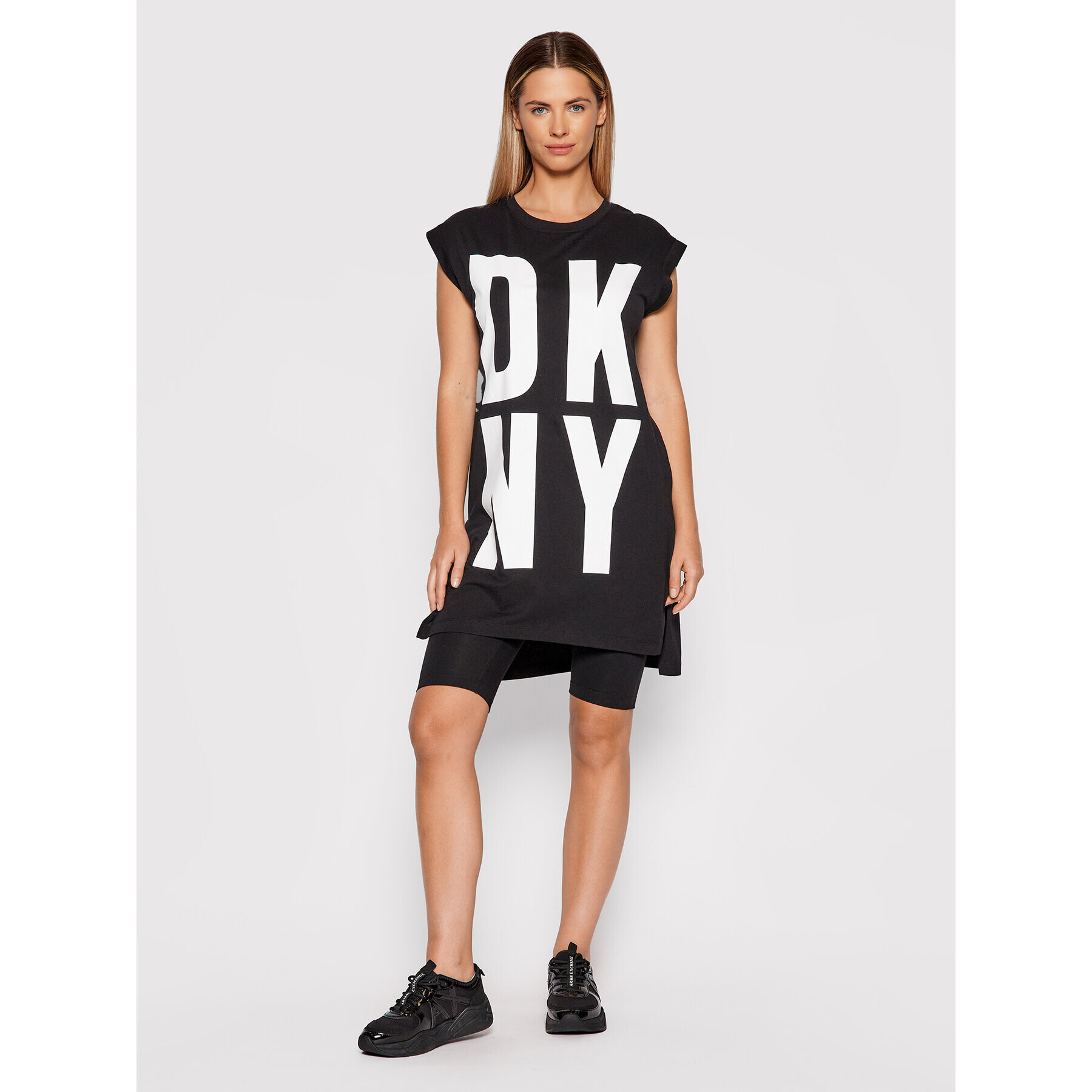 DKNY Тишърт P1RHRB2M Черен Regular Fit - Pepit.bg