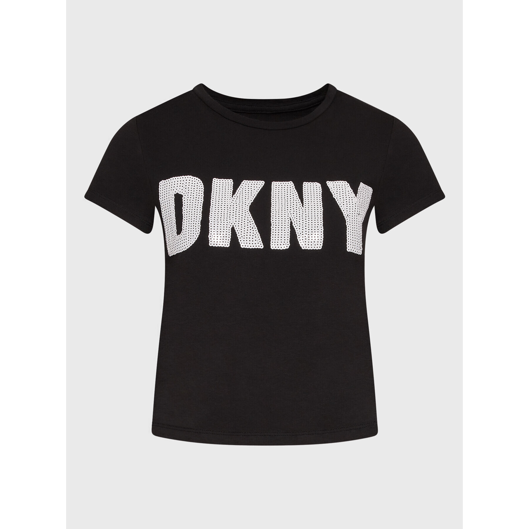 DKNY Тишърт P2FKHGWG Черен Regular Fit - Pepit.bg