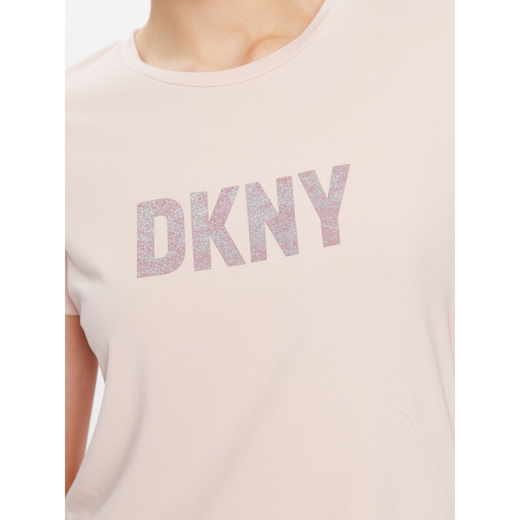 DKNY Тишърт P9BH9AHQ Розов Regular Fit - Pepit.bg