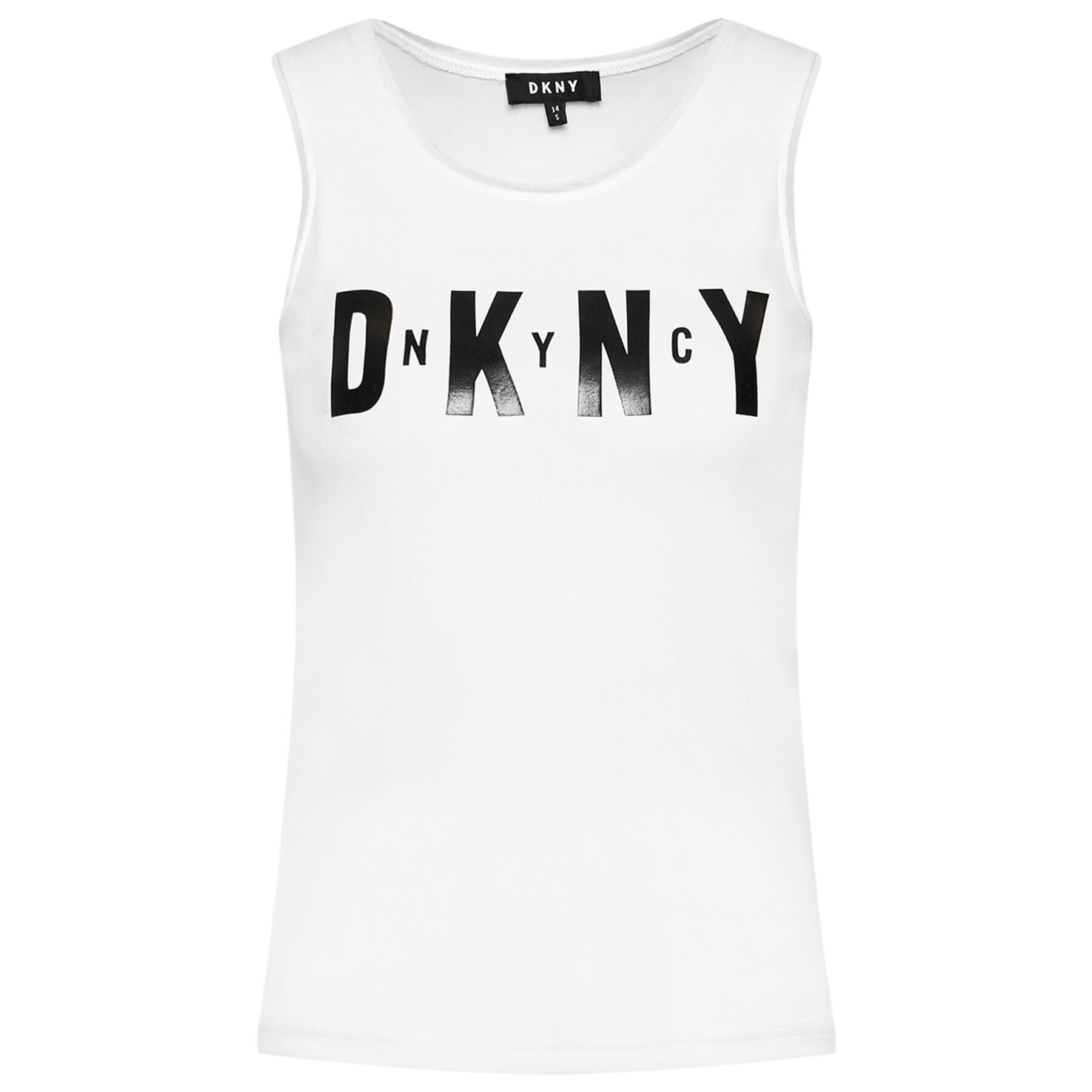 DKNY Топ D35R21 D Бял Regular Fit - Pepit.bg