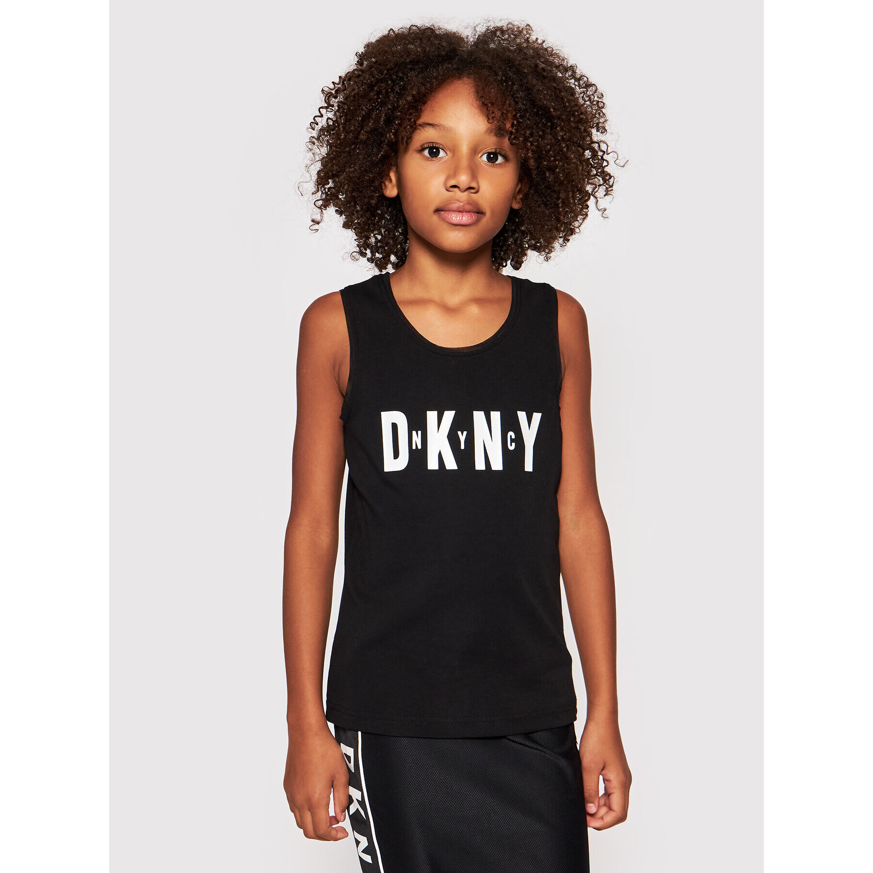 DKNY топ D35R21 S Черен Regular Fit - Pepit.bg