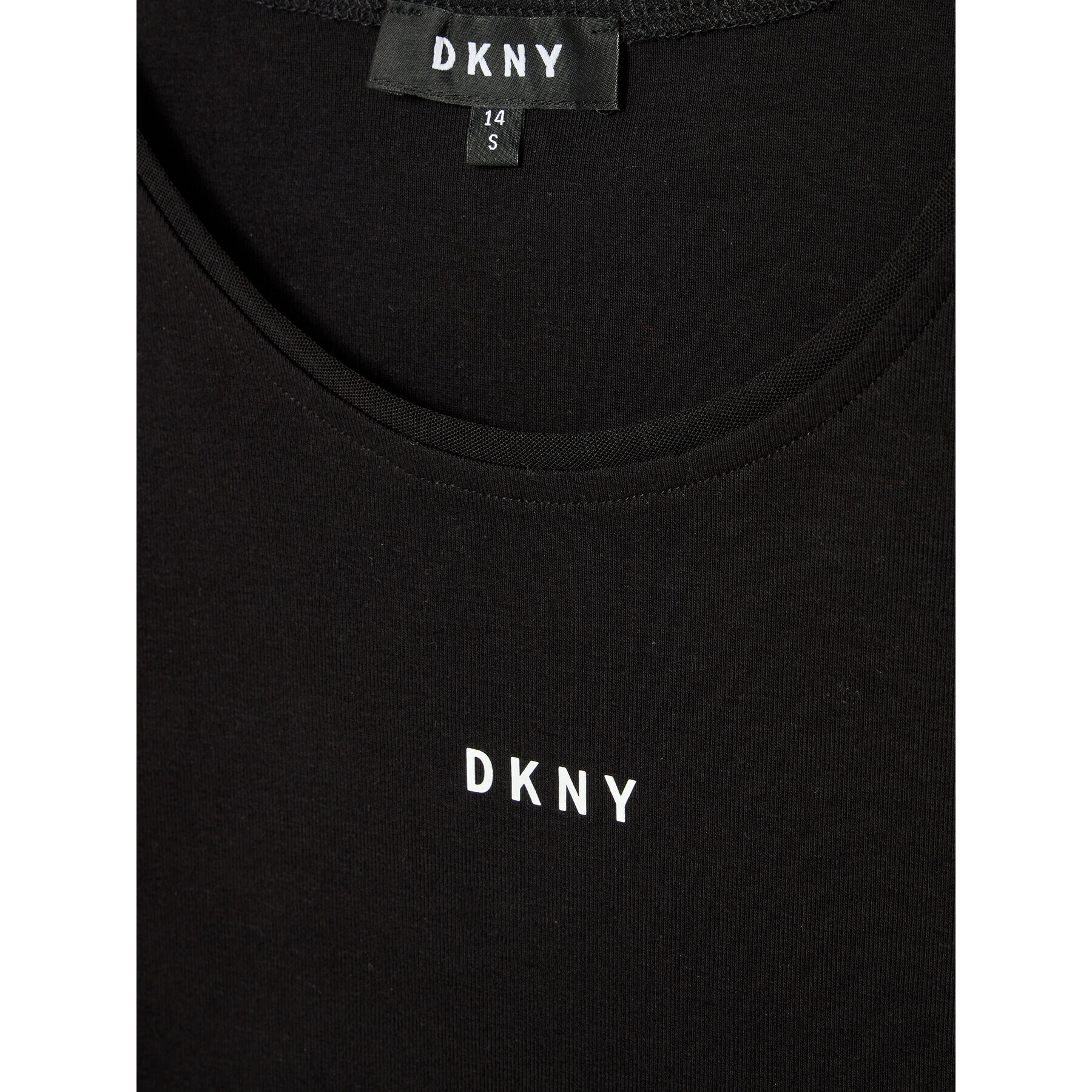 DKNY топ D35R98 M Черен Regular Fit - Pepit.bg