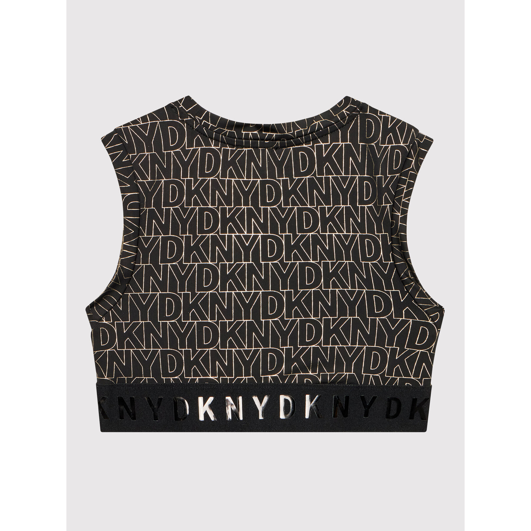 DKNY топ D35S25 M Черен Regular Fit - Pepit.bg