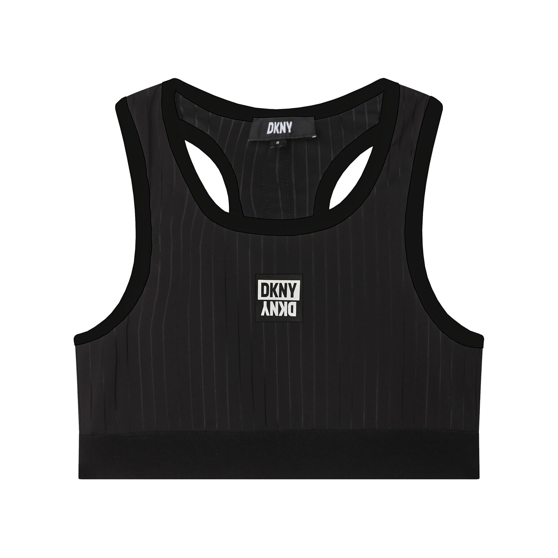 DKNY топ D35S91 S Черен Regular Fit - Pepit.bg