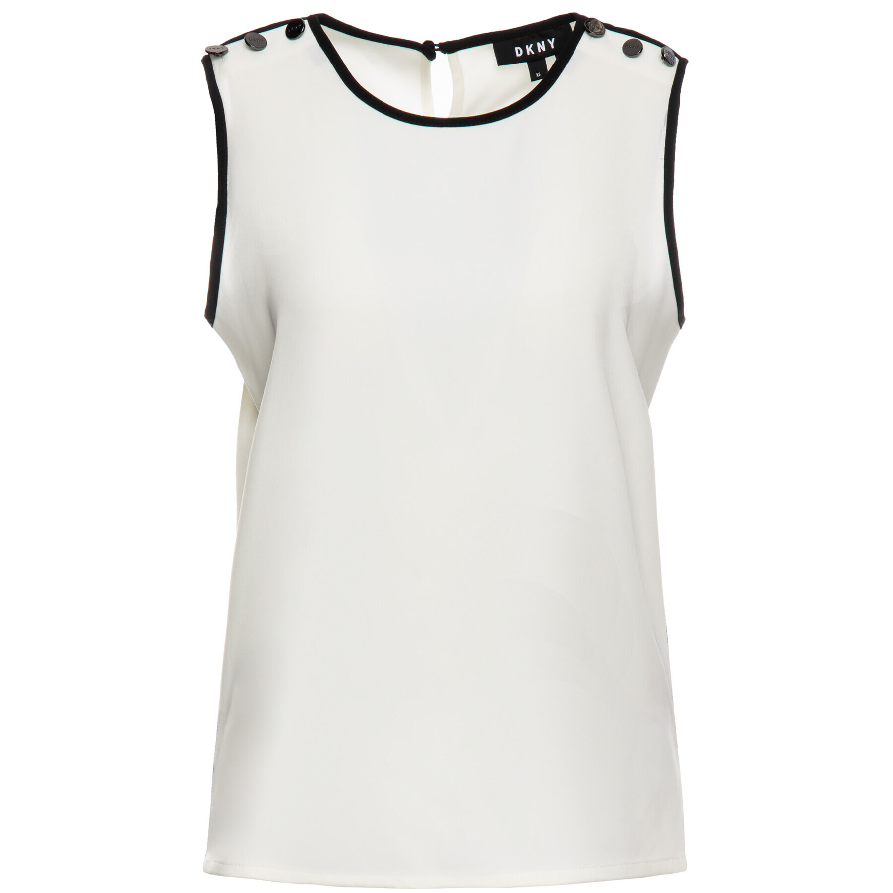 DKNY топ P9AA2A2N Бял Regular Fit - Pepit.bg