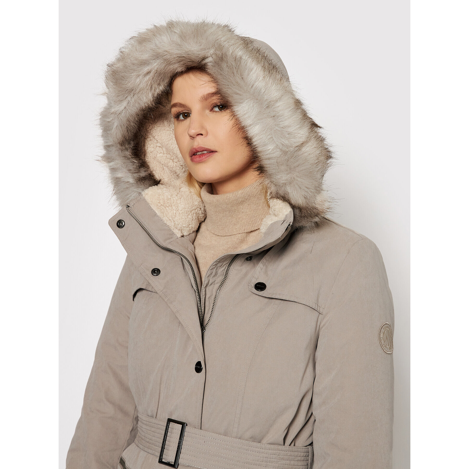 DKNY Зимно яке DL1MPA26 Сив Regular Fit - Pepit.bg