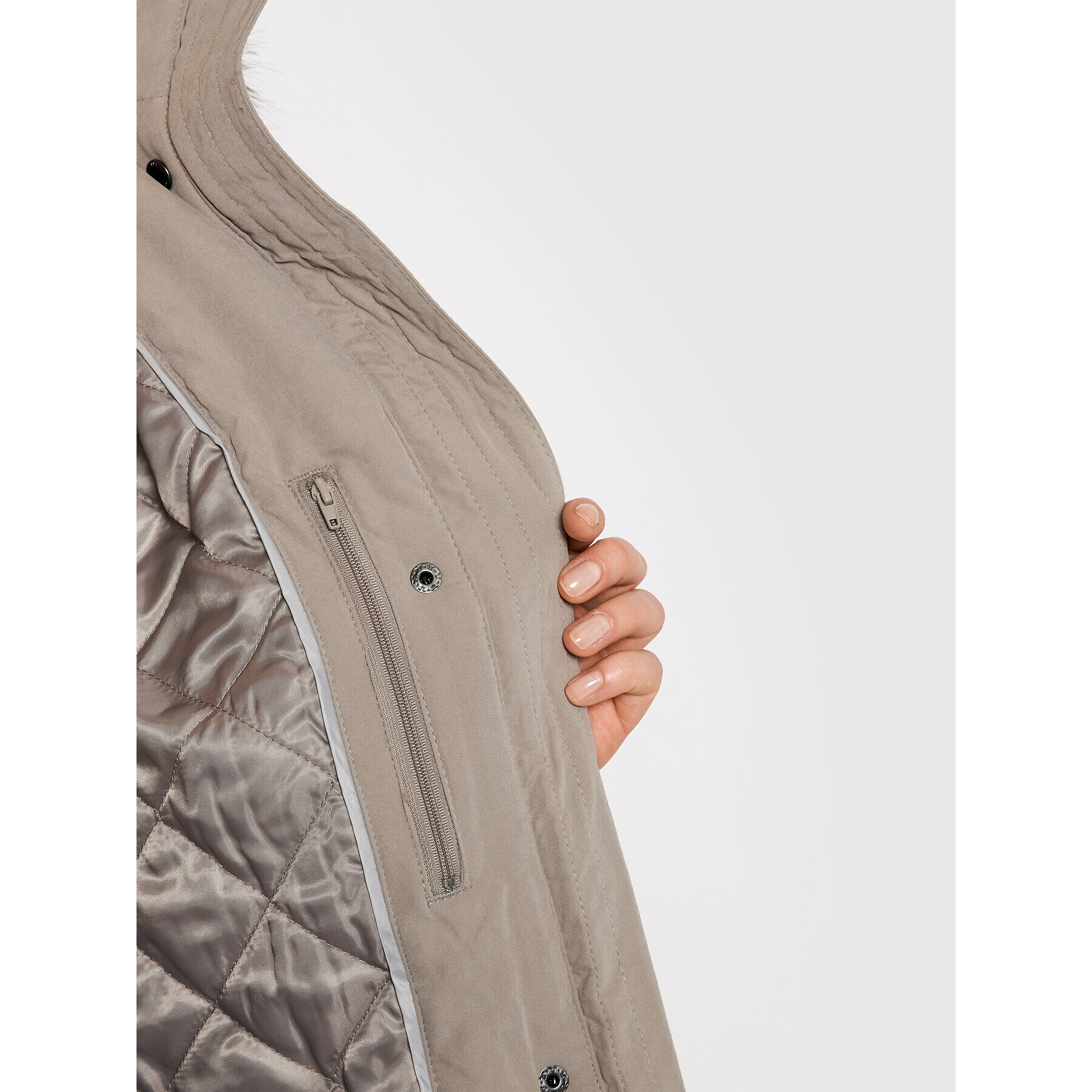 DKNY Зимно яке DL1MPA26 Сив Regular Fit - Pepit.bg