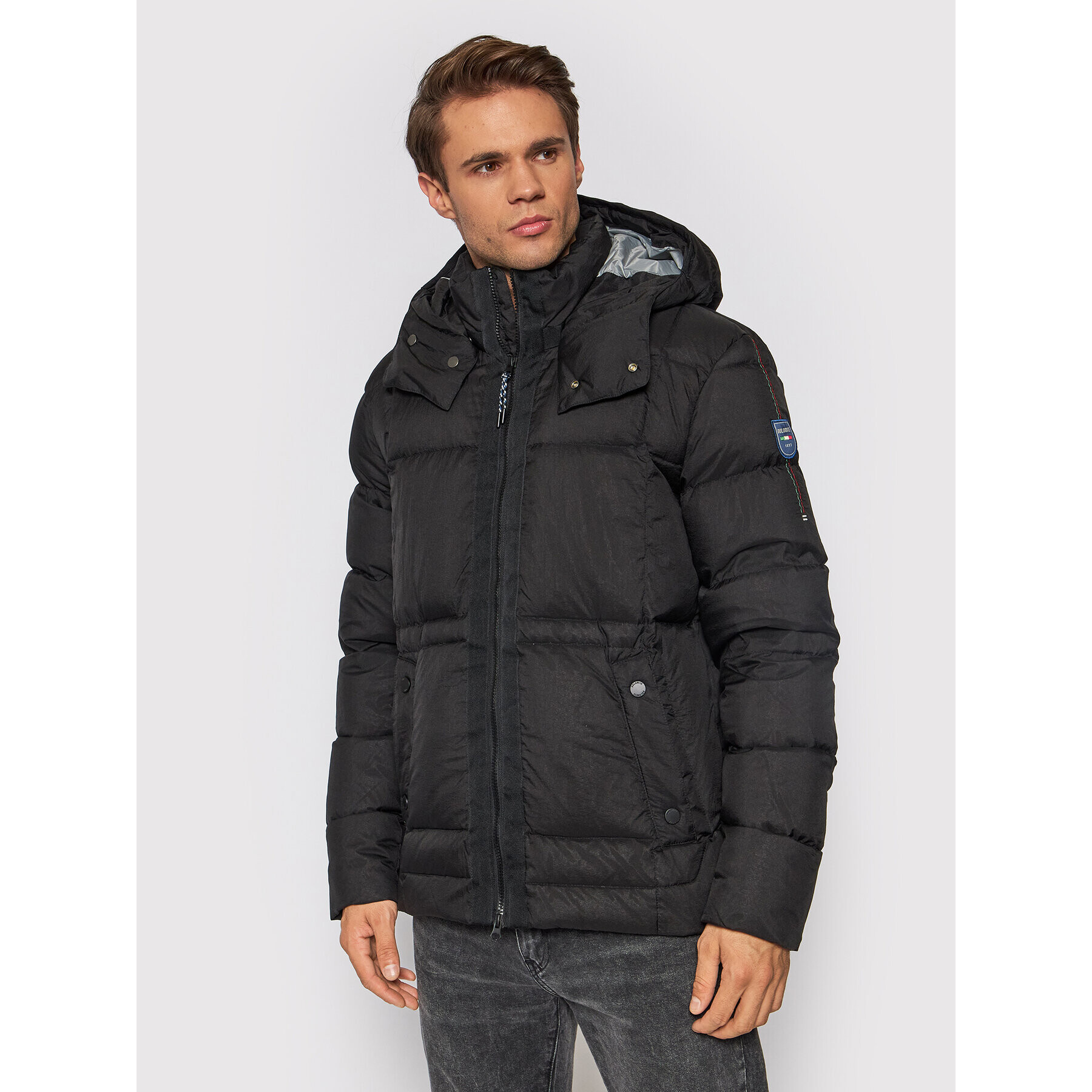 Dolomite Пухено яке Fitzroy 285504-1376 Черен Regular Fit - Pepit.bg