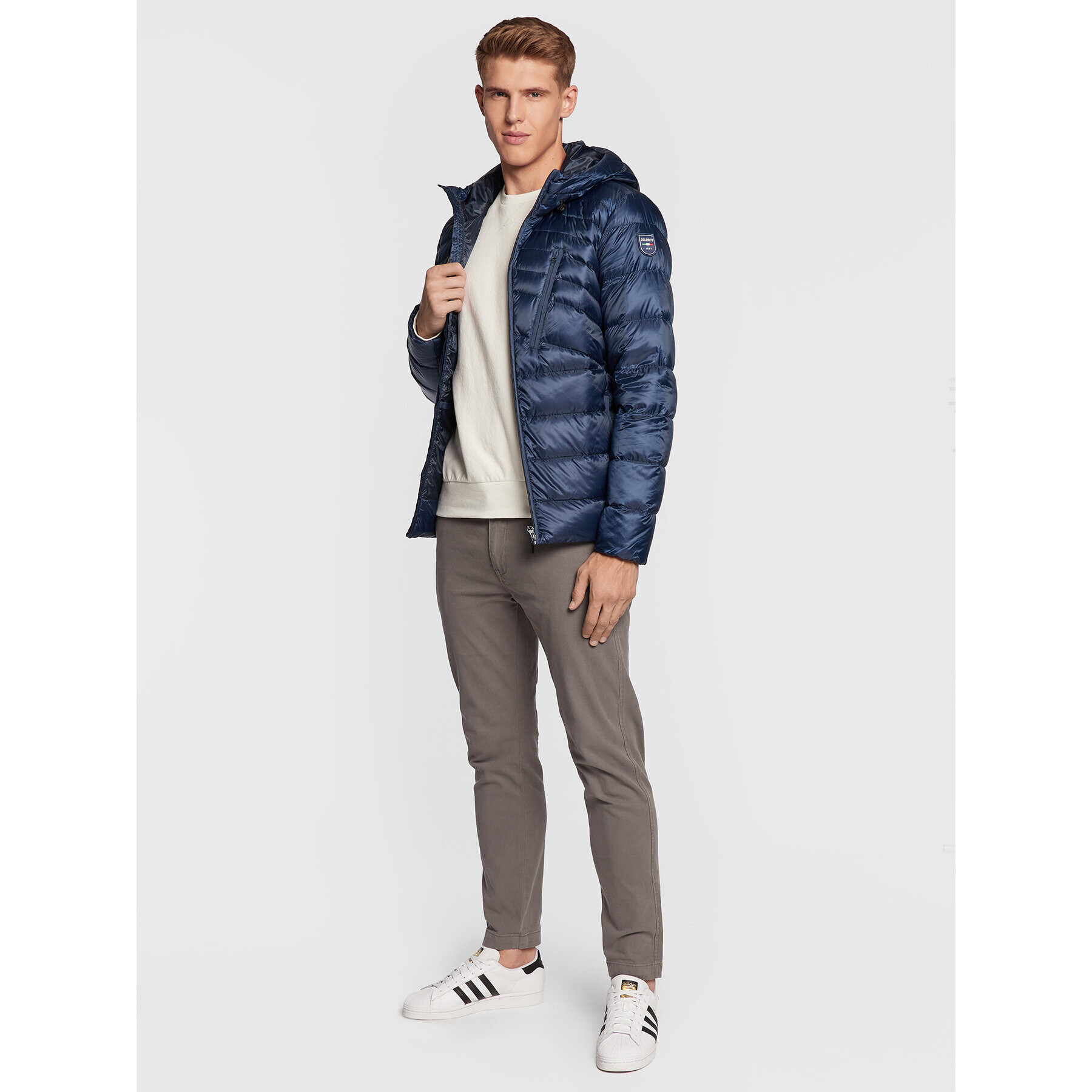 Dolomite Пухено яке Corvara 285513-1380 Тъмносин Regular Fit - Pepit.bg