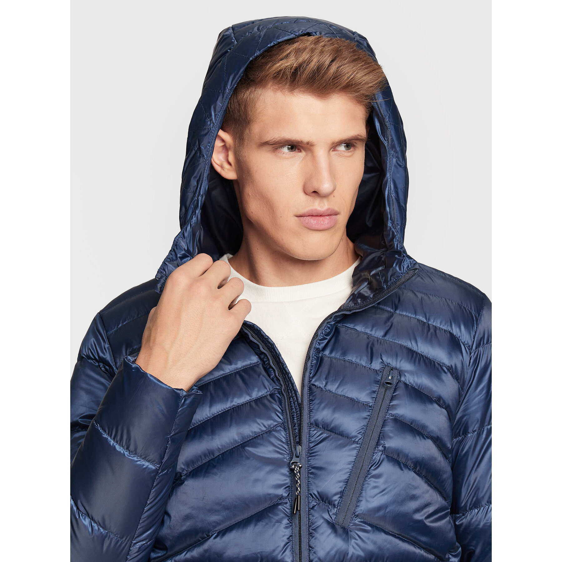 Dolomite Пухено яке Corvara 285513-1380 Тъмносин Regular Fit - Pepit.bg