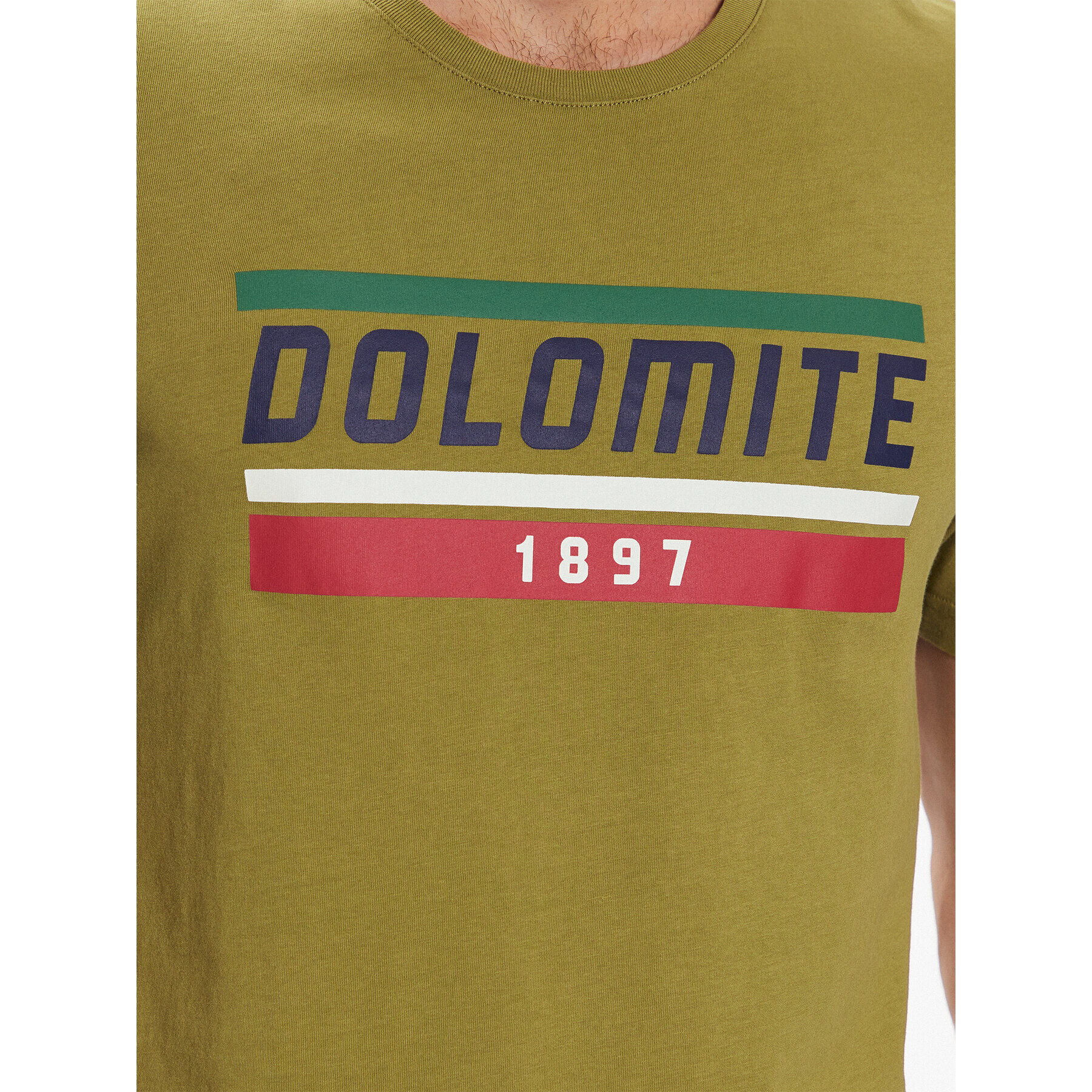 Dolomite Тишърт 289177-1406 Каки Regular Fit - Pepit.bg