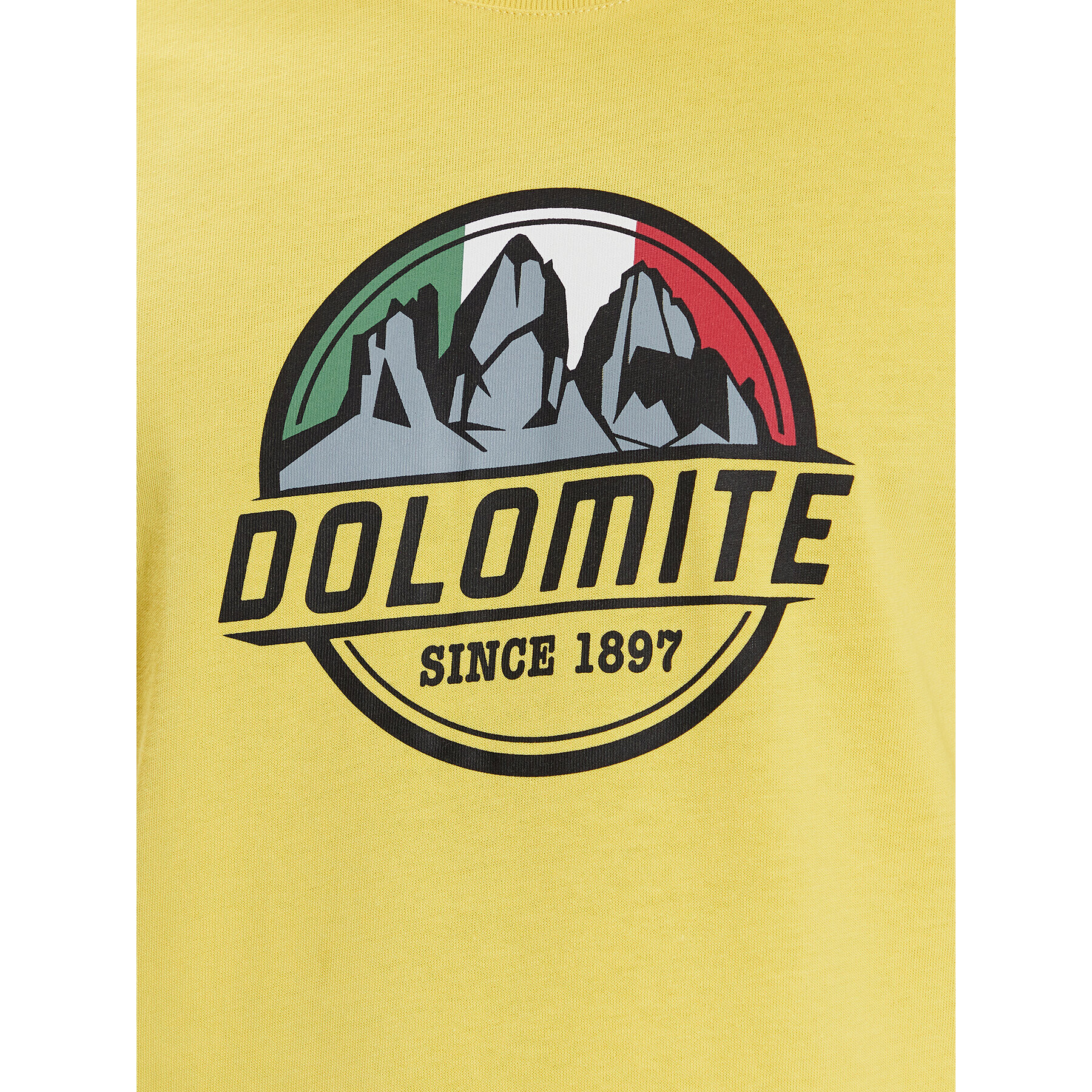 Dolomite Тишърт 296160-1488 Жълт Regular Fit - Pepit.bg