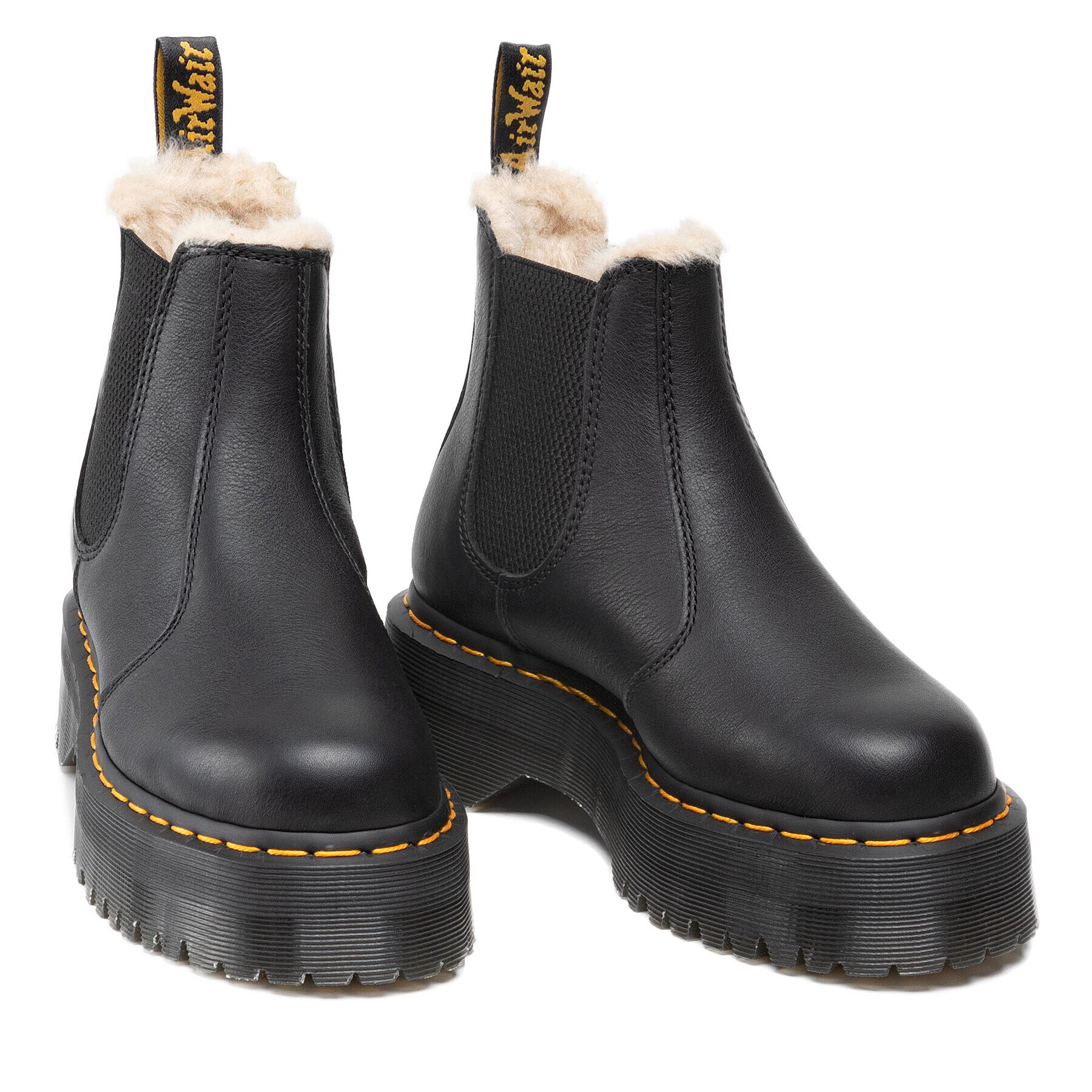 Dr. Martens Боти тип челси 2976 Quad Fl 25635001 Черен - Pepit.bg