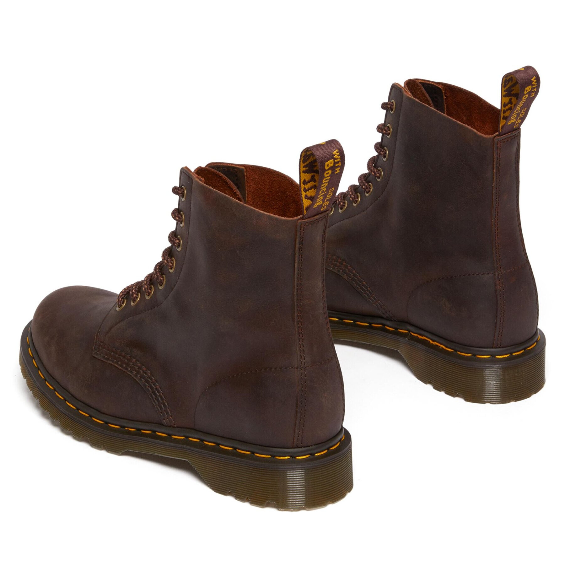 Dr. Martens Кубинки 1460 Pascal Waxed Full Grain Кафяв - Pepit.bg