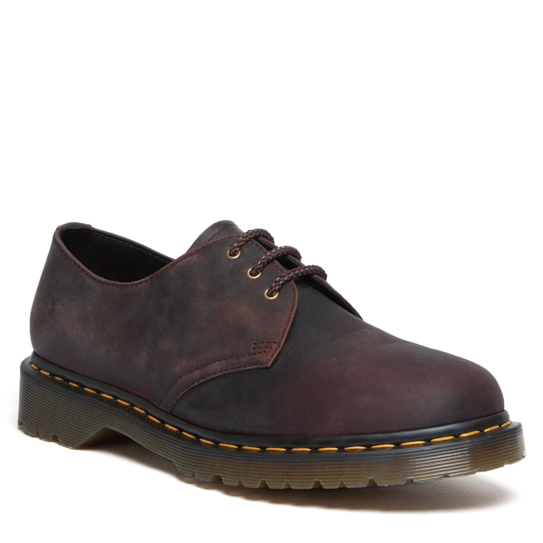 Dr. Martens Кубинки 1461 Waxed Кафяв - Pepit.bg