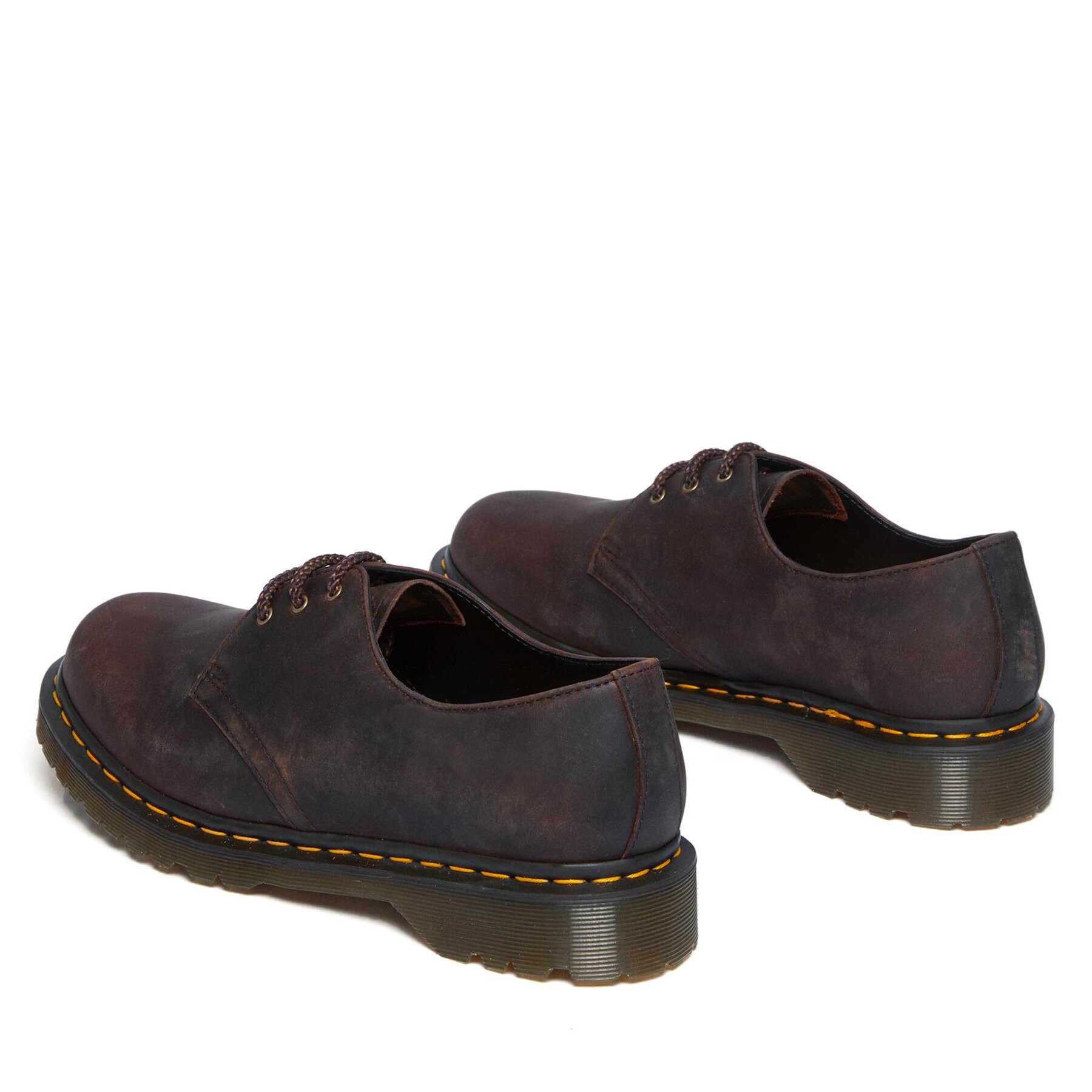 Dr. Martens Кубинки 1461 Waxed Кафяв - Pepit.bg