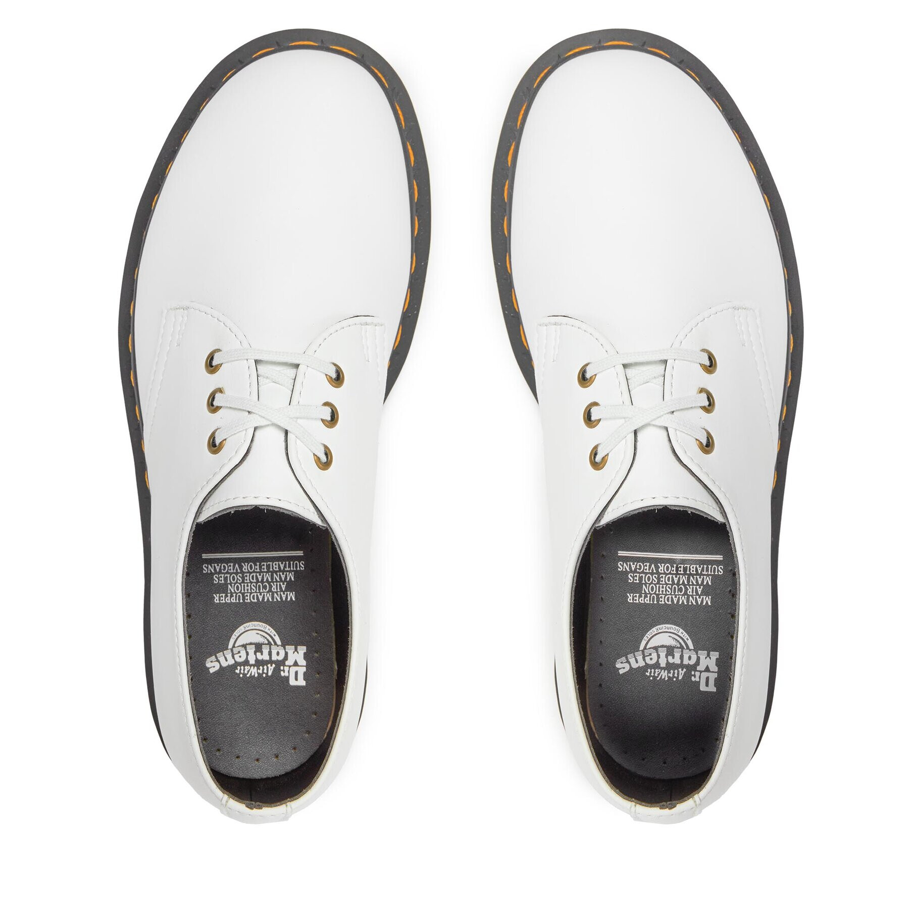 Dr. Martens Кубинки 27214113 Бял - Pepit.bg