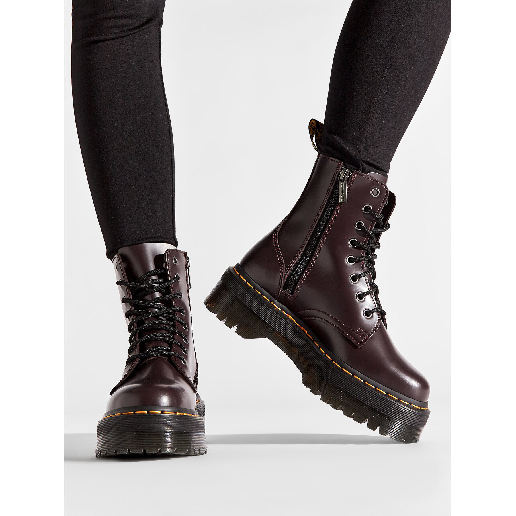 Dr. Martens Кубинки Jadon 27311626 Бордо - Pepit.bg
