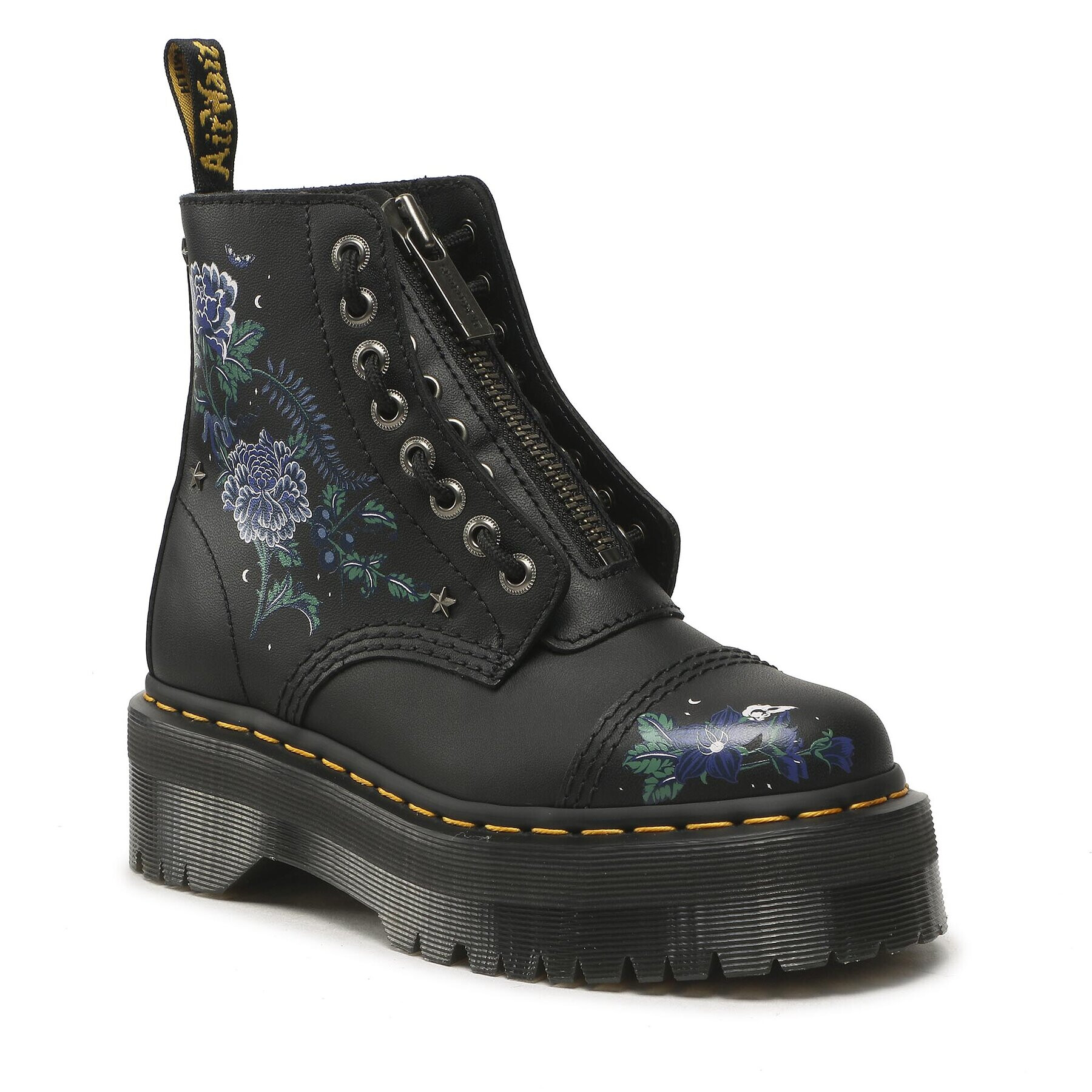 Dr. Martens Кубинки Sinclair Floral 27734001 Черен - Pepit.bg