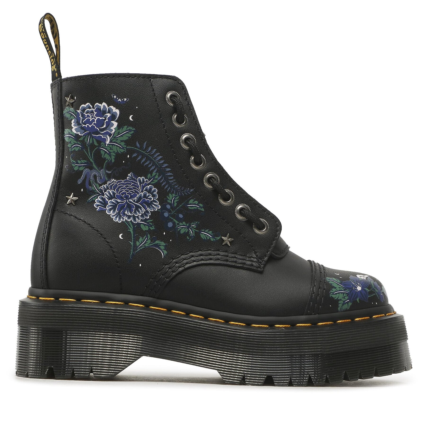 Dr. Martens Кубинки Sinclair Floral 27734001 Черен - Pepit.bg