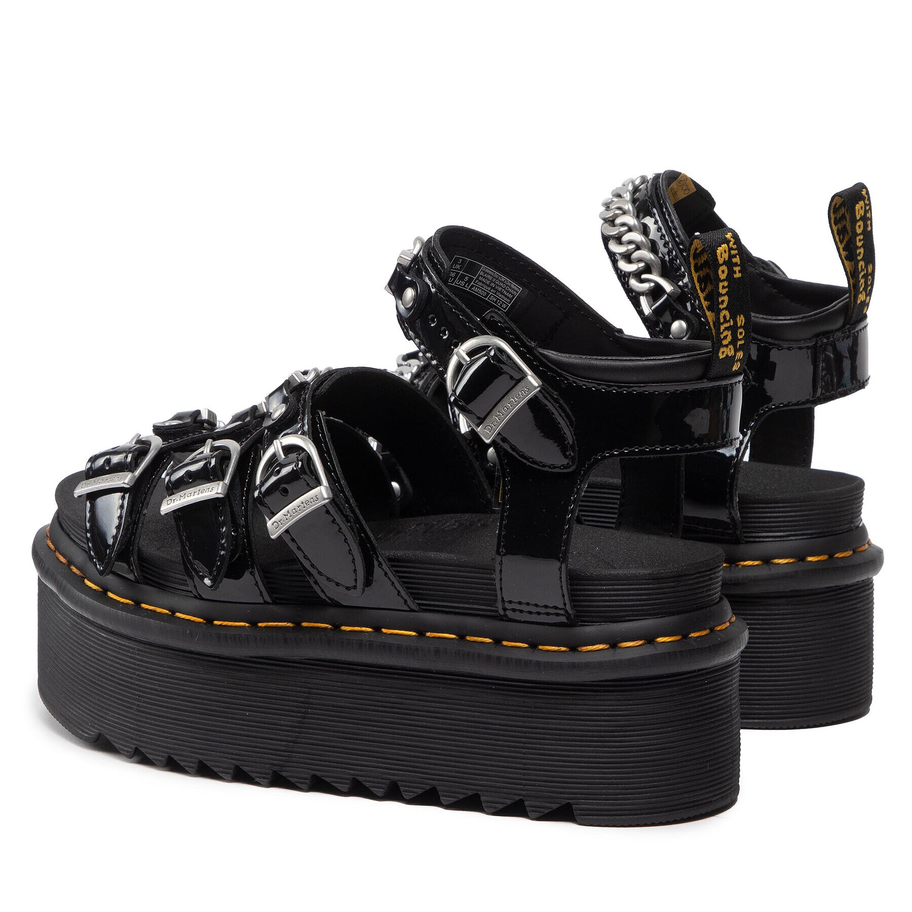 Dr. Martens Сандали Blaire II Quad Chain 27262001 Черен - Pepit.bg