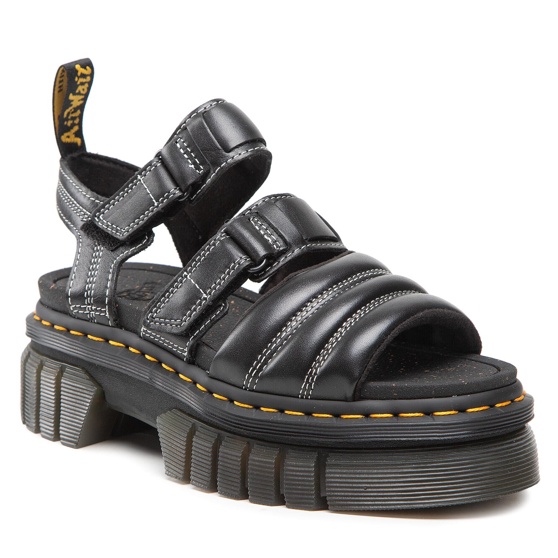 Dr. Martens Сандали Ricki 3-Strap Sandal 27763001 Черен - Pepit.bg