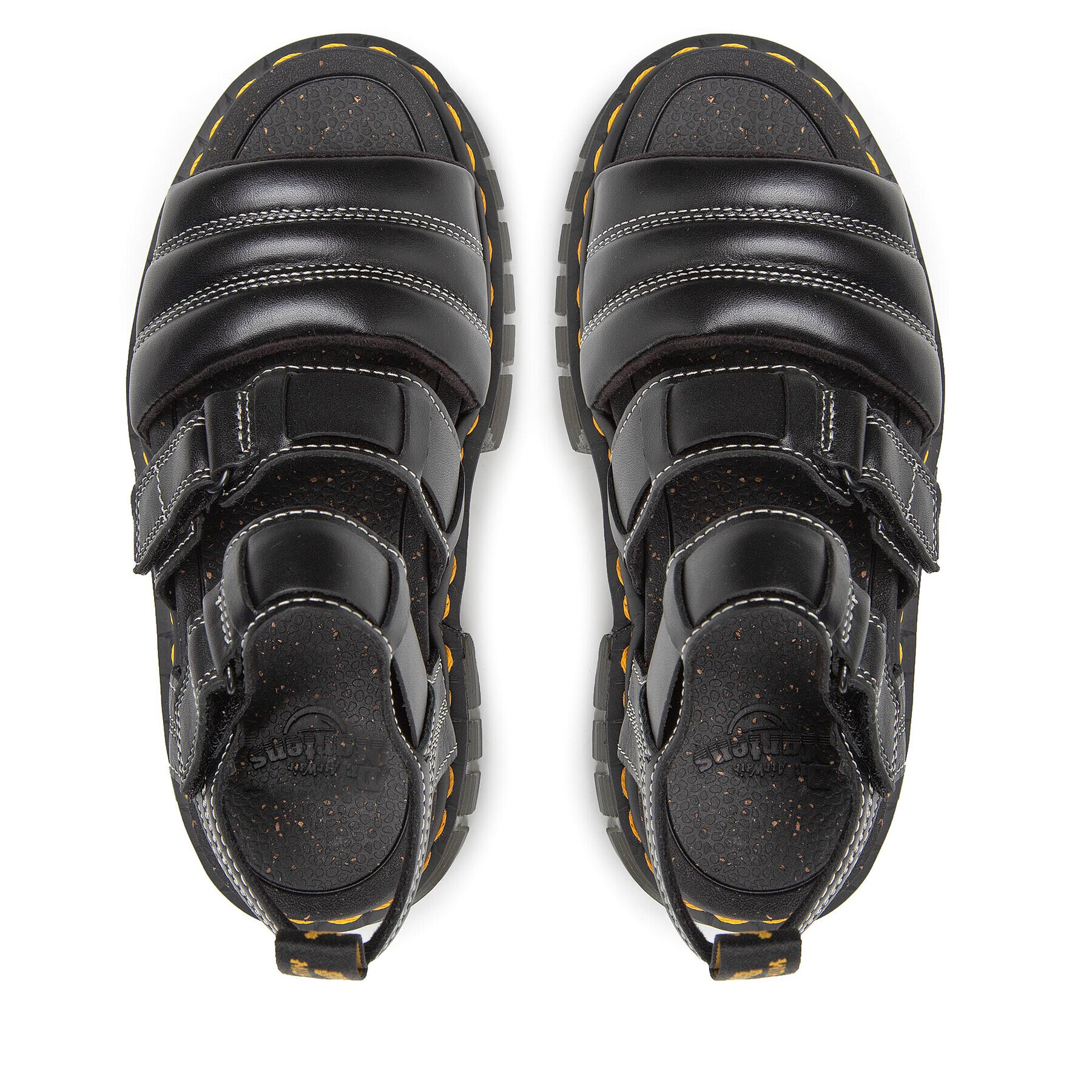 Dr. Martens Сандали Ricki 3-Strap Sandal 27763001 Черен - Pepit.bg