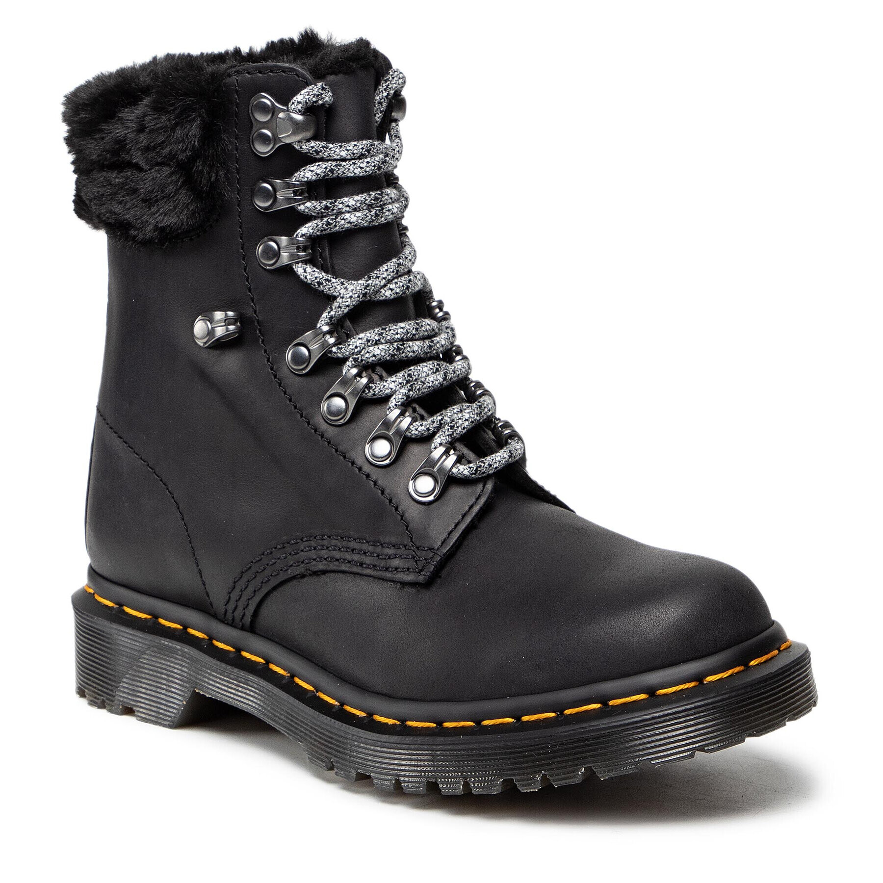 Dr. Martens Туристически oбувки 1460 Serena Collar 26951001 Черен - Pepit.bg