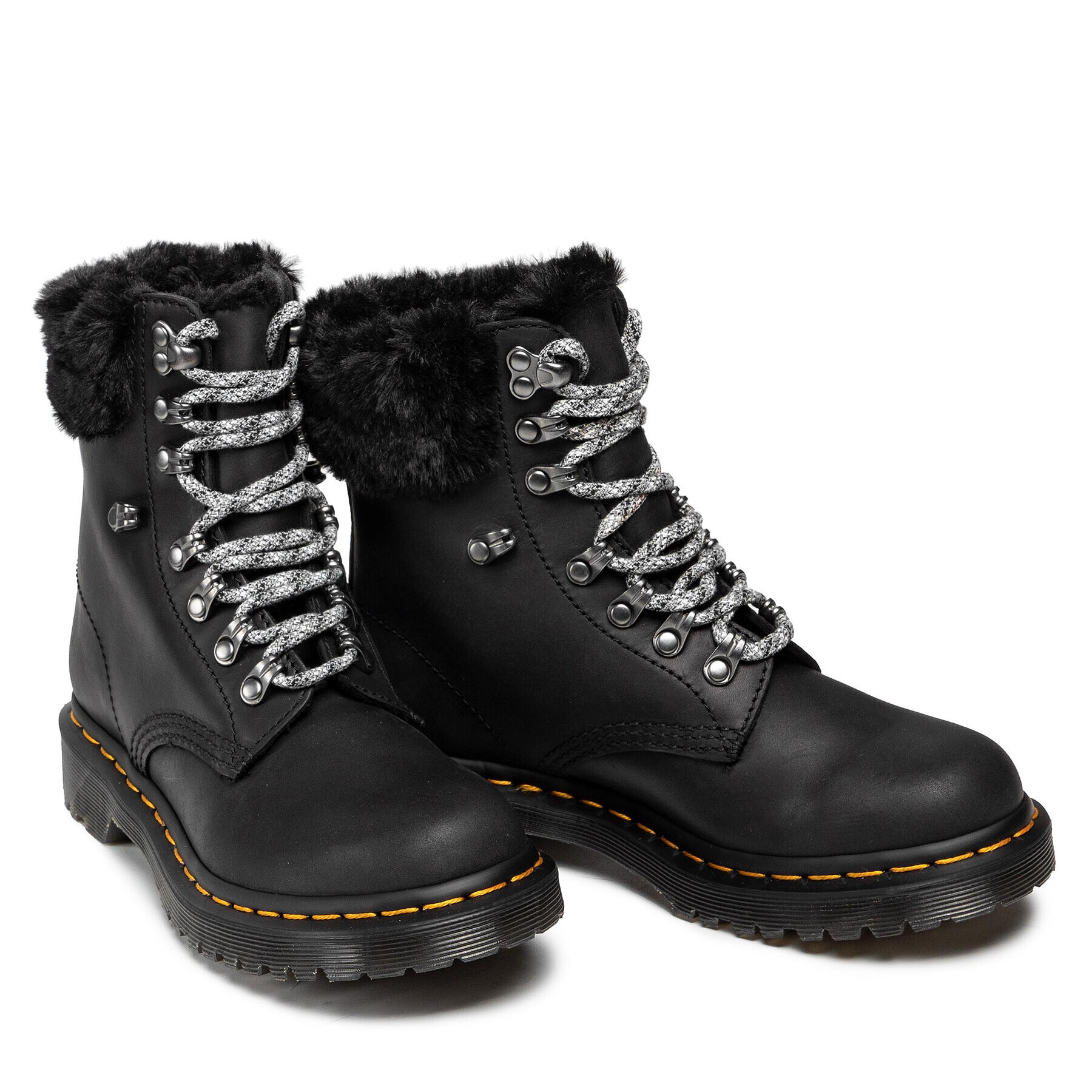 Dr. Martens Туристически oбувки 1460 Serena Collar 26951001 Черен - Pepit.bg