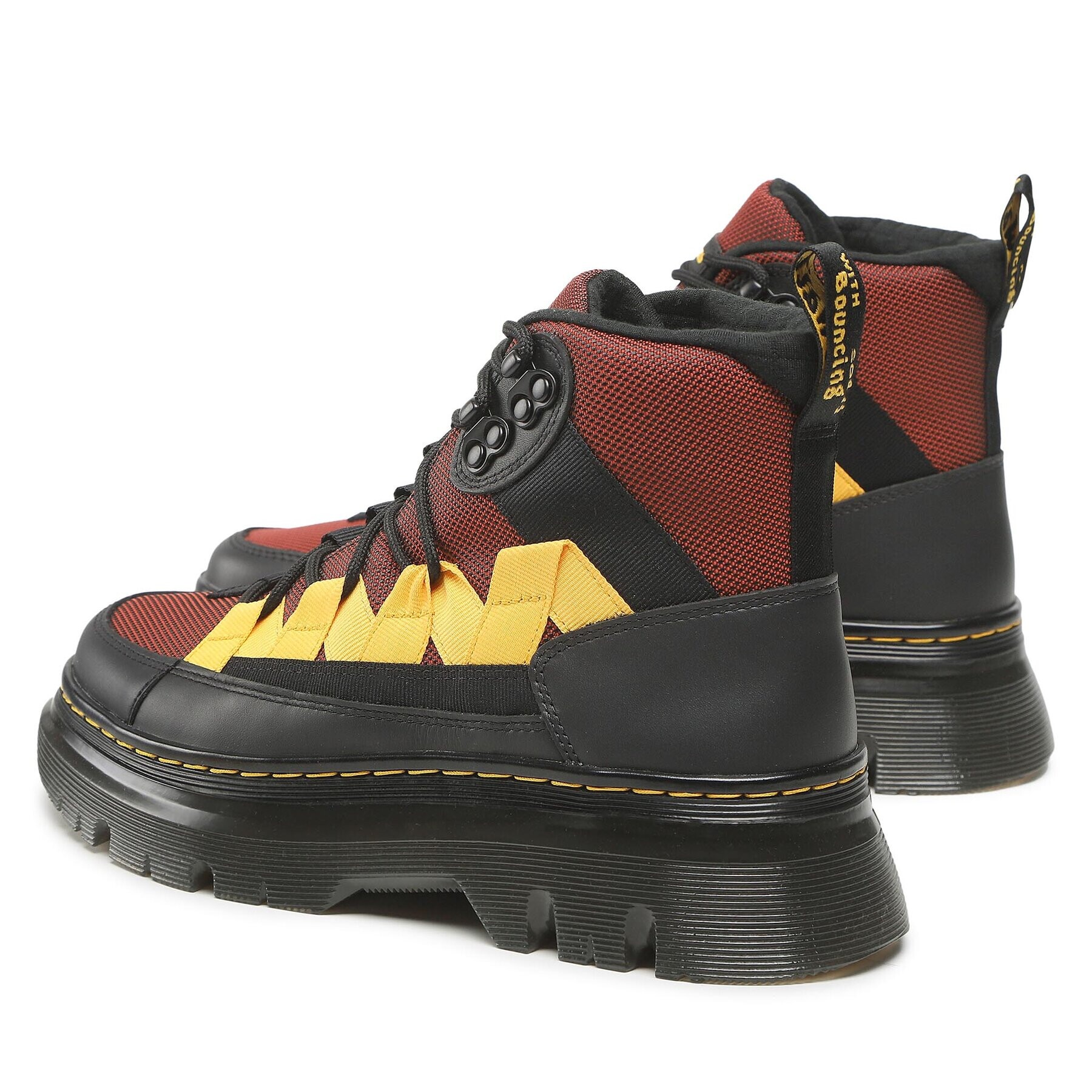 Dr. Martens Туристически oбувки Boury 27864001 Червен - Pepit.bg