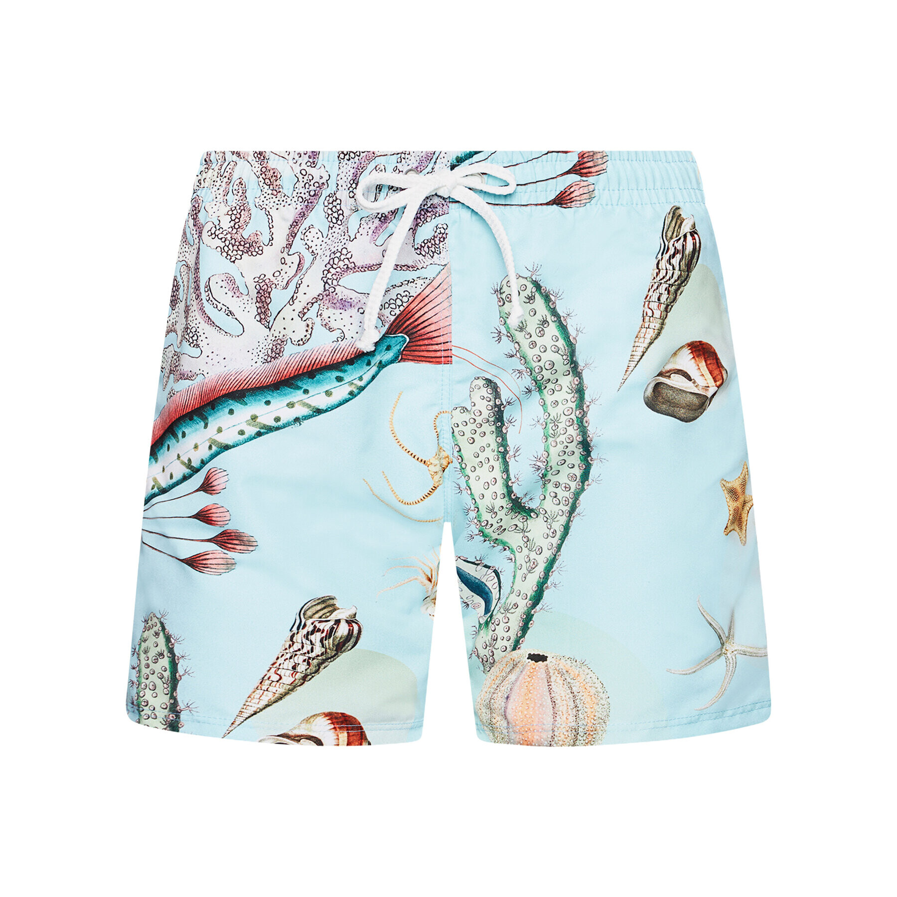 Drivemebikini Плувни шорти Unisex Boardshorts Sealife 2020-DRV-030-AB Син Relaxed Fit - Pepit.bg