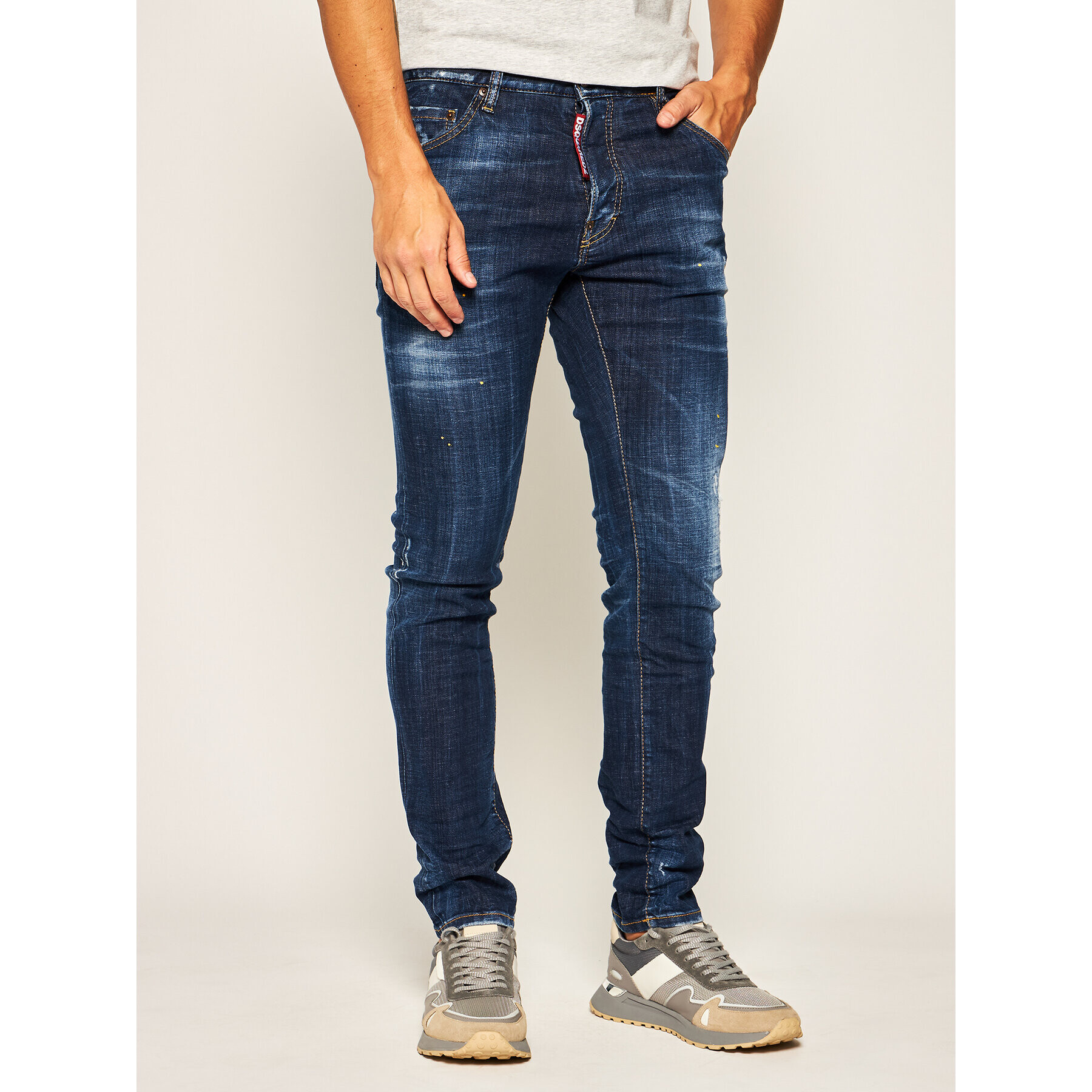 Dsquared2 Дънки Cool Guy Jean S71LB0726 Тъмносин Slim Fit - Pepit.bg