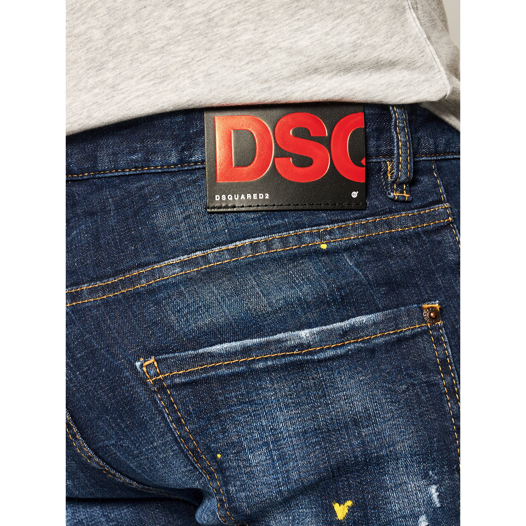 Dsquared2 Дънки Cool Guy Jean S71LB0726 Тъмносин Slim Fit - Pepit.bg