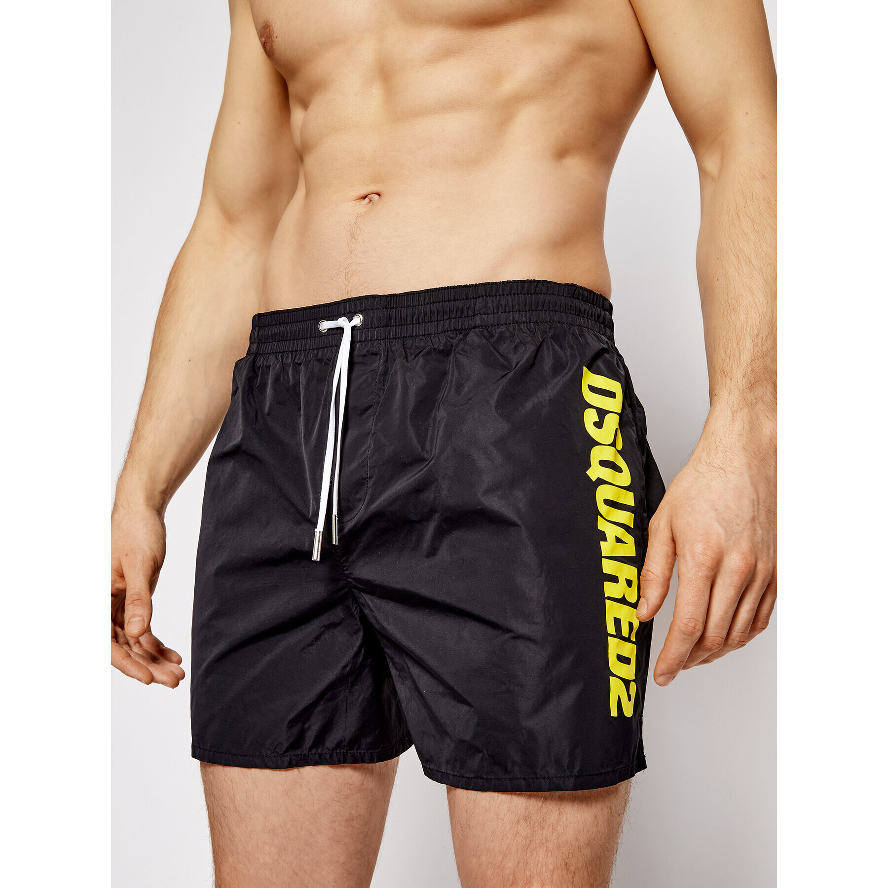 Dsquared2 Плувни шорти Boxer Midi D7B642920.01454 Черен Regular Fit - Pepit.bg