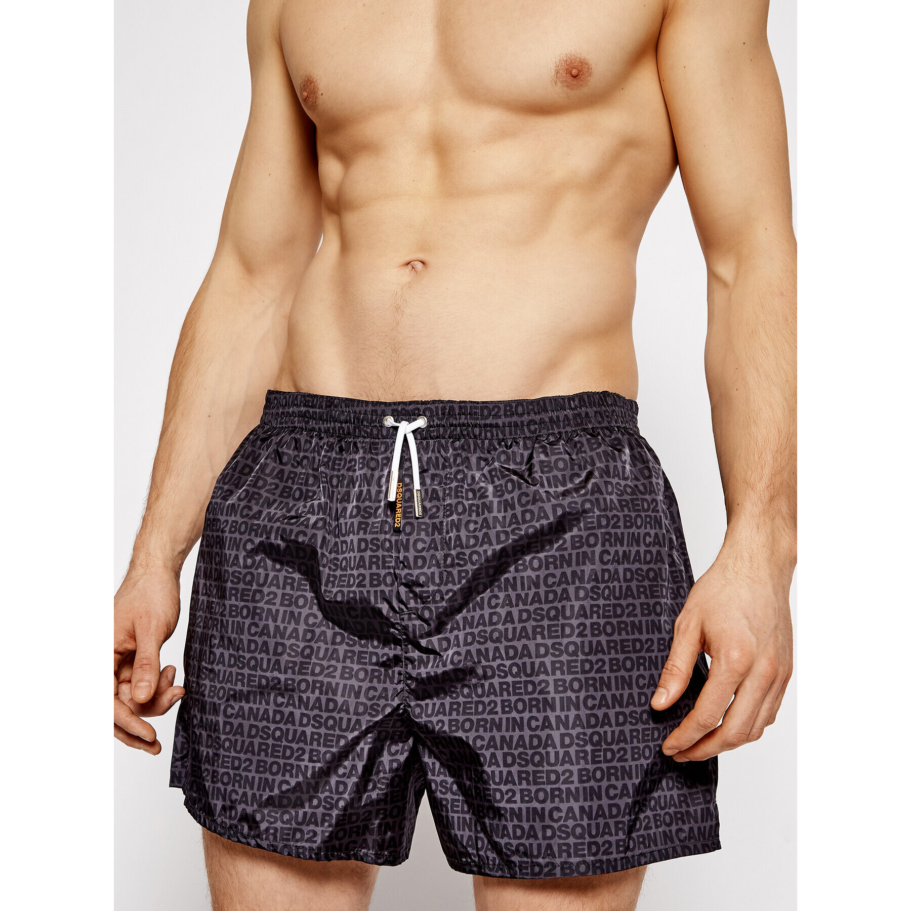 Dsquared2 Плувни шорти Boxer Midi Сив Regular Fit - Pepit.bg