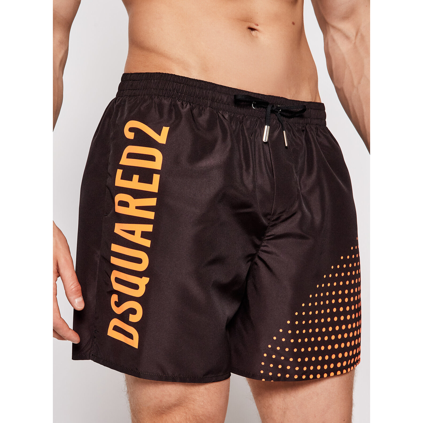Dsquared2 Underwear Плувни шорти D7B543710.96550 Черен Regular Fit - Pepit.bg