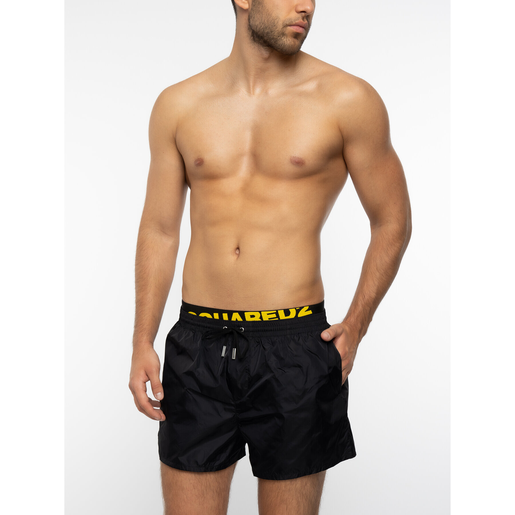 Dsquared2 Плувни шорти D7B642460.23150 Черен Regular Fit - Pepit.bg