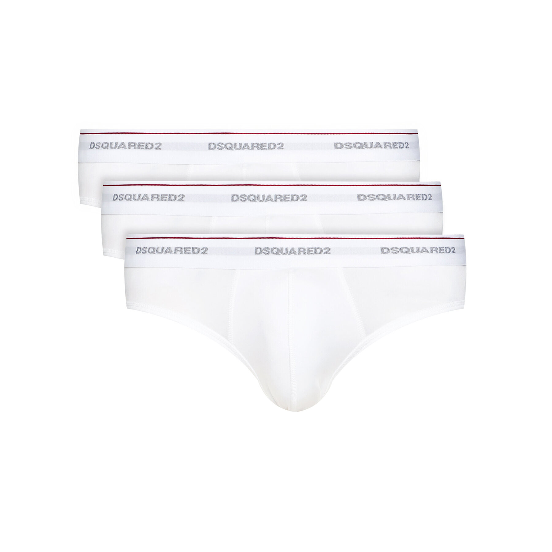 Dsquared2 Underwear Комплект 3 чифта слипове DCX610040 Бял - Pepit.bg