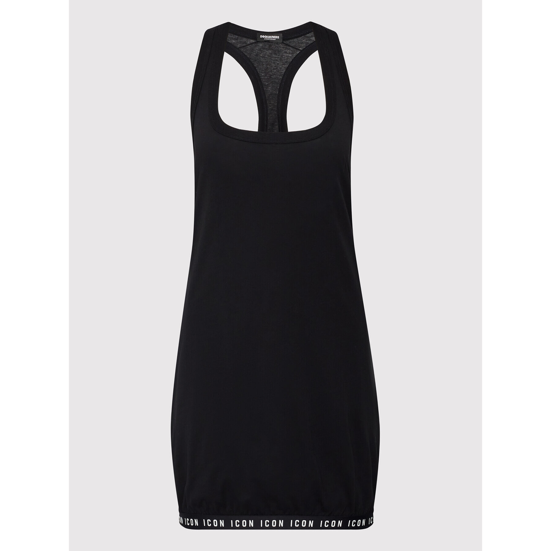 Dsquared2 Underwear Лятна рокля D6D043100 Черен Regular Fit - Pepit.bg