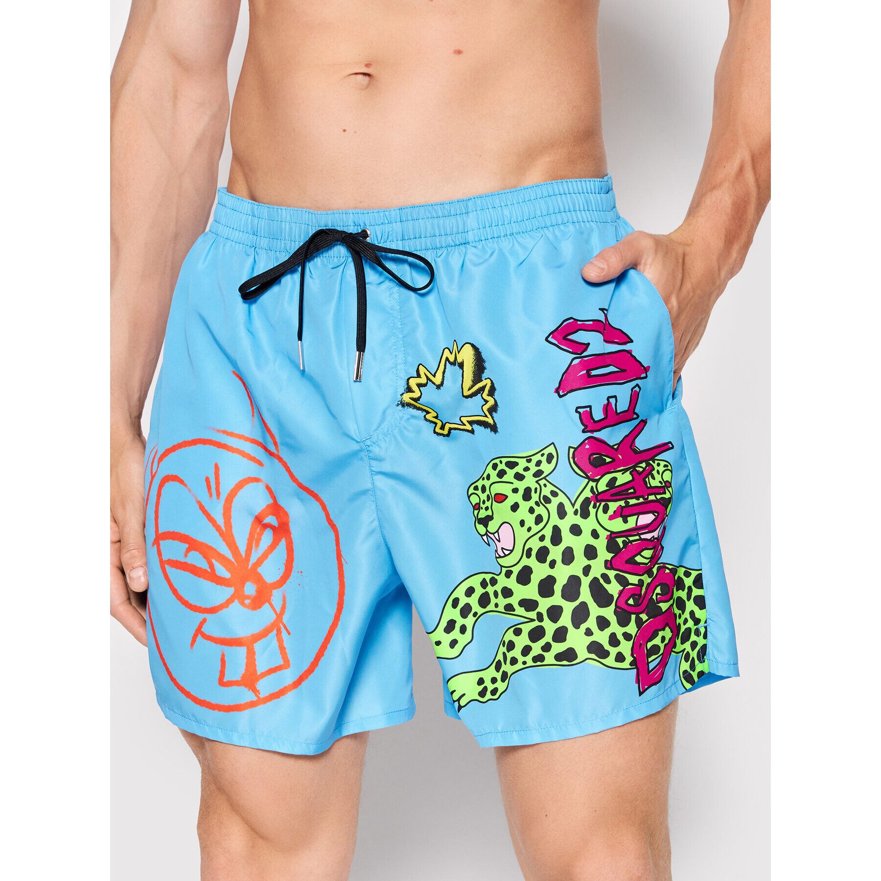 Dsquared2 Underwear Плувни шорти Boxer D7B544170.45852 Син Regular Fit - Pepit.bg