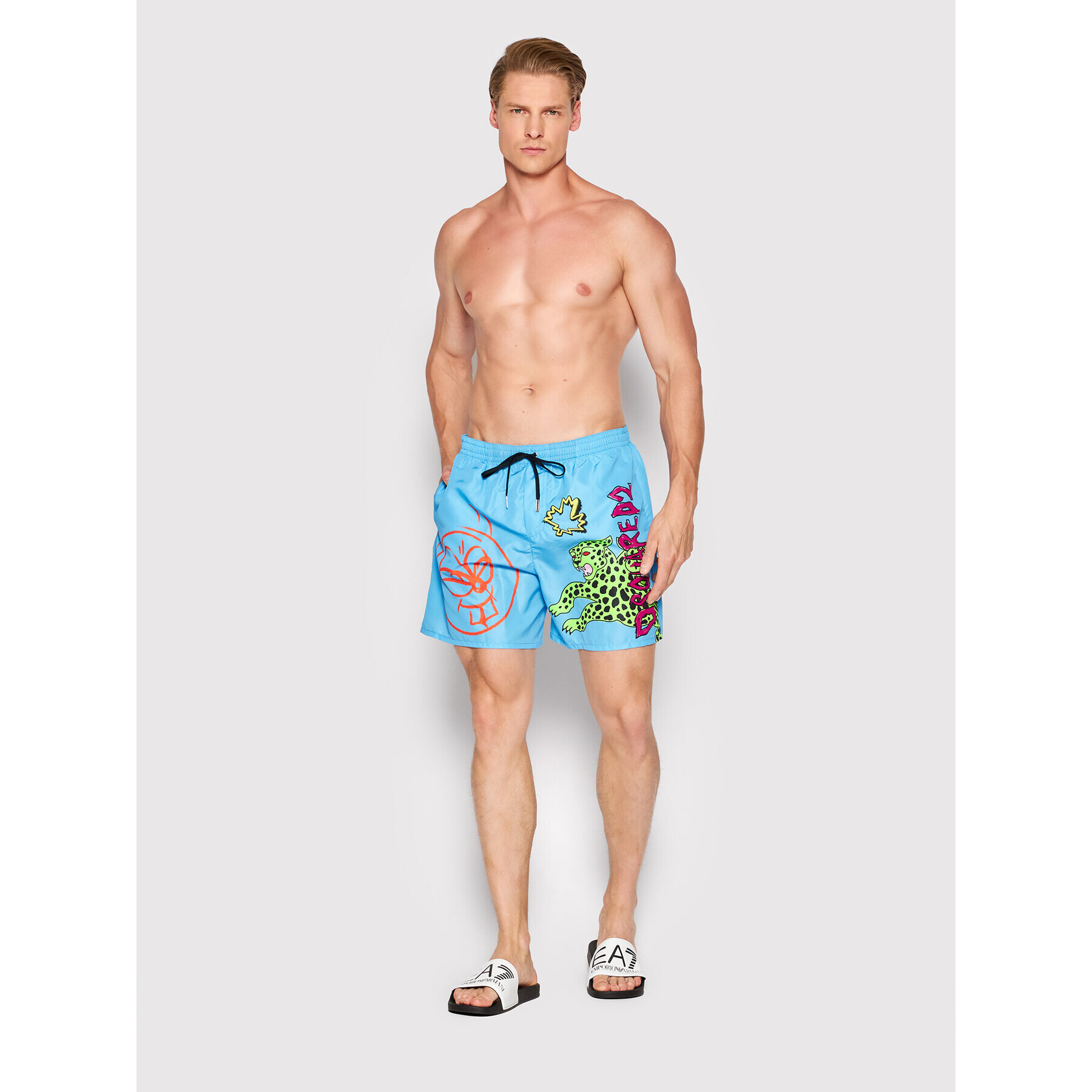 Dsquared2 Underwear Плувни шорти Boxer D7B544170.45852 Син Regular Fit - Pepit.bg