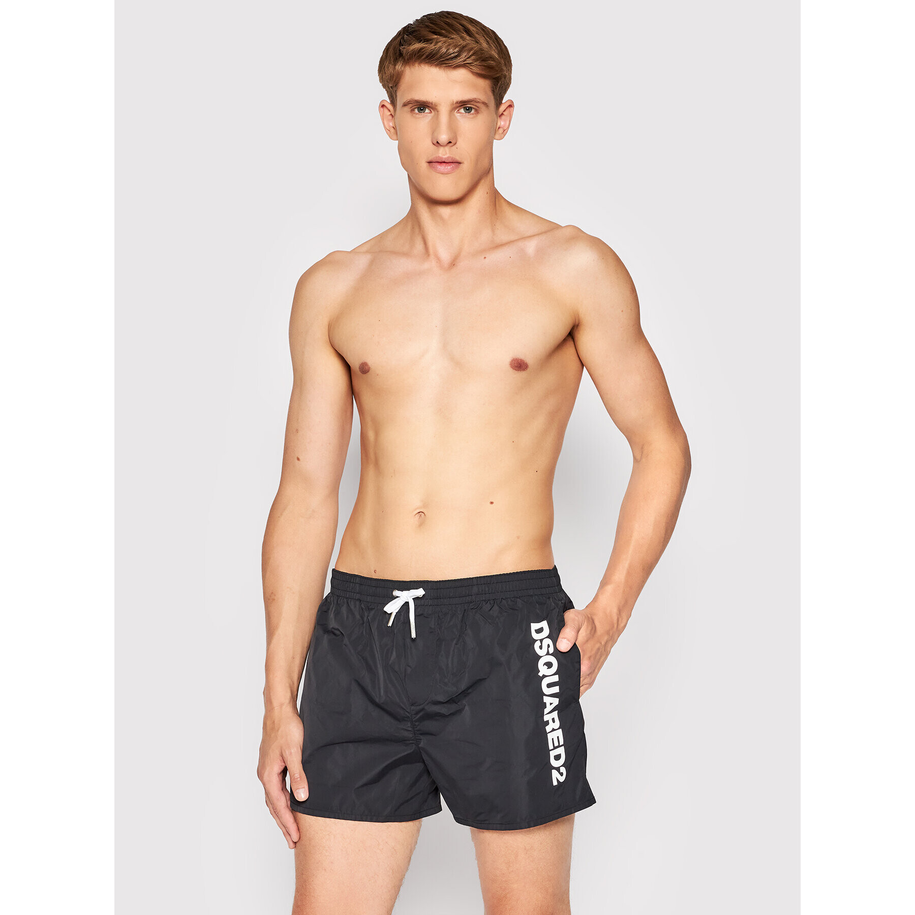 Dsquared2 Underwear Плувни шорти D7B644260.01050 Черен Regular Fit - Pepit.bg