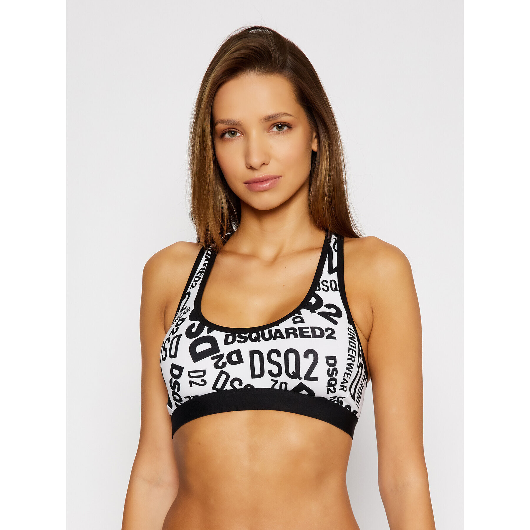 Dsquared2 Underwear Сутиен-топ D8RG23270 Бял - Pepit.bg