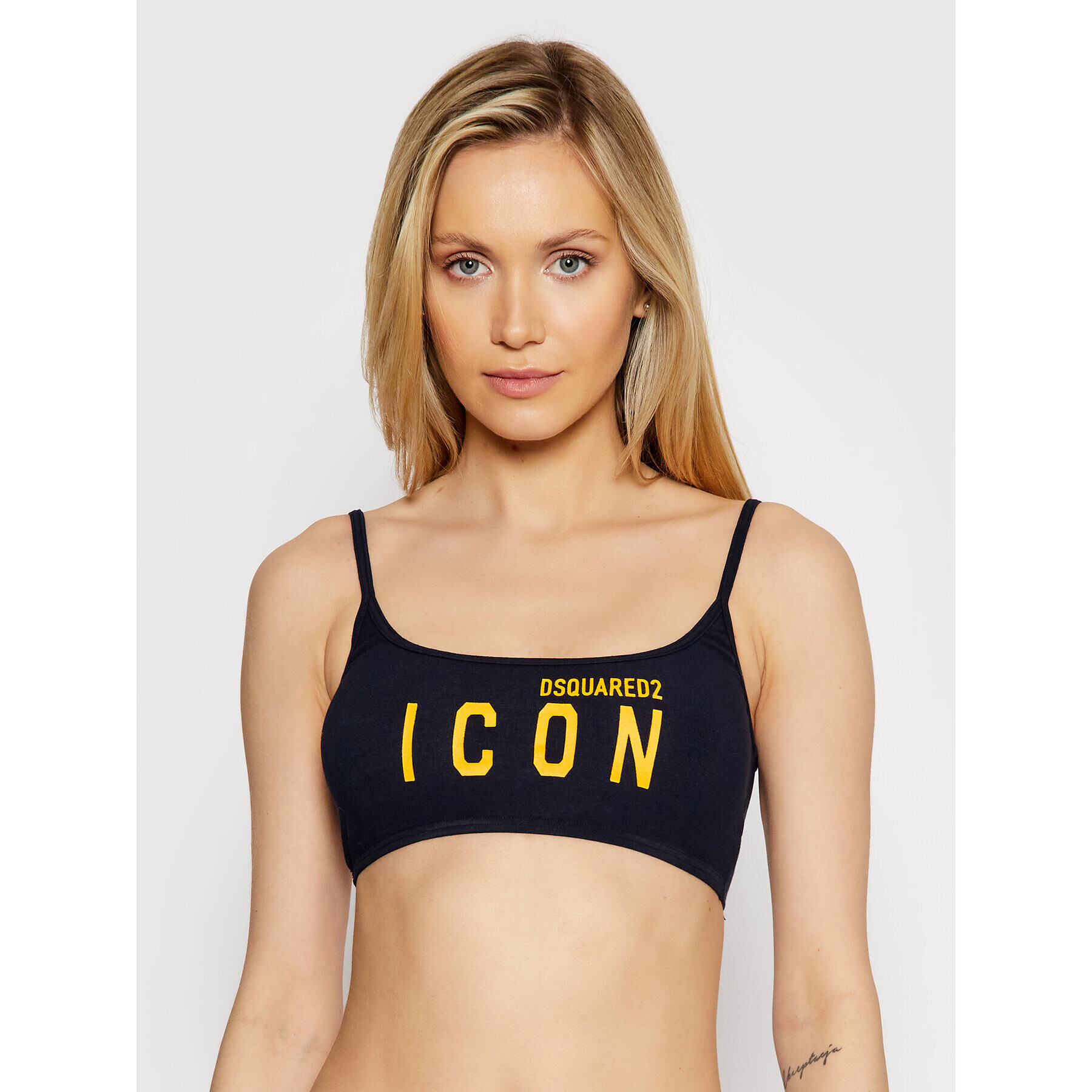 Dsquared2 Underwear Сутиен-топ D8RG33120 Тъмносин - Pepit.bg