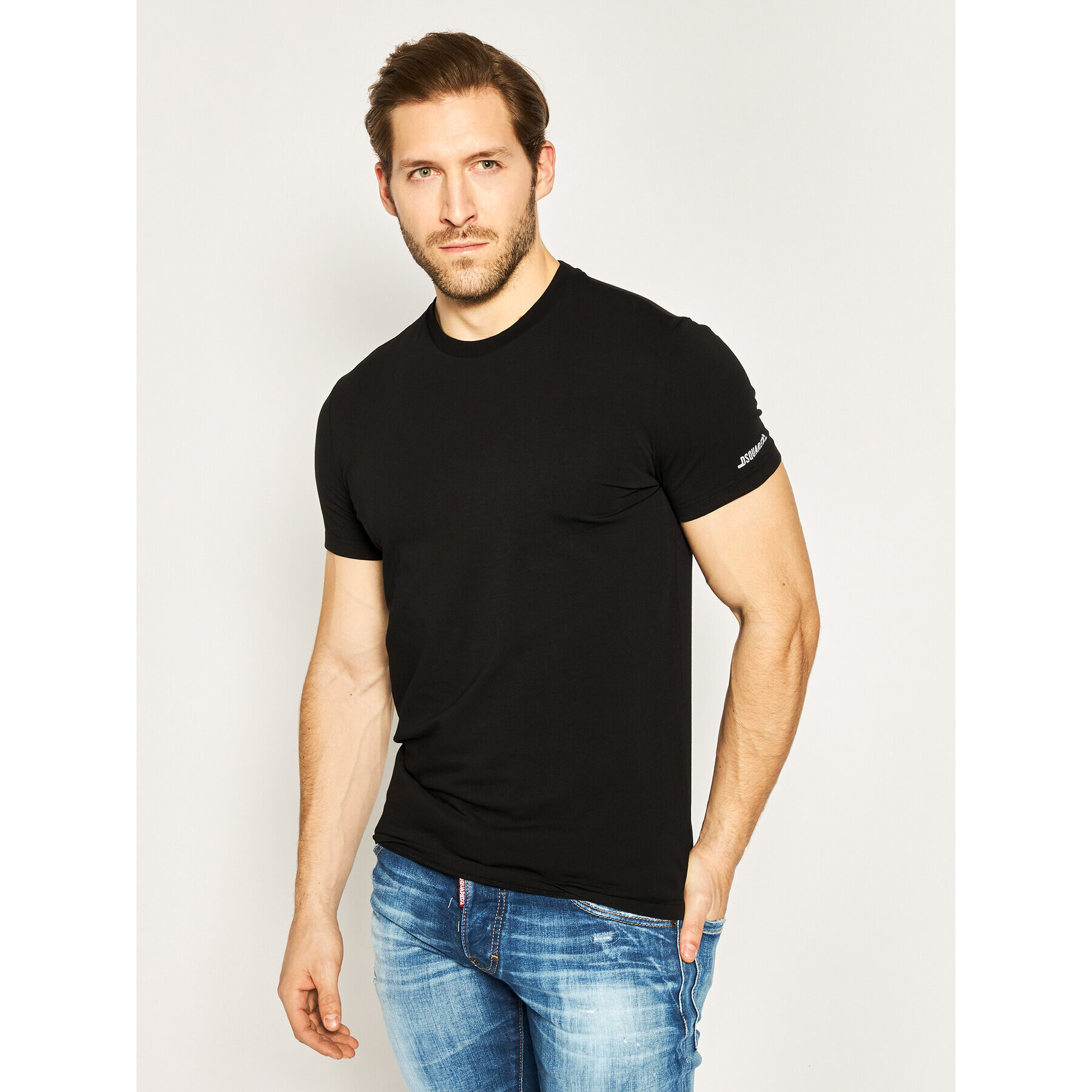 Dsquared2 Underwear Тишърт D9M203010 Черен - Pepit.bg