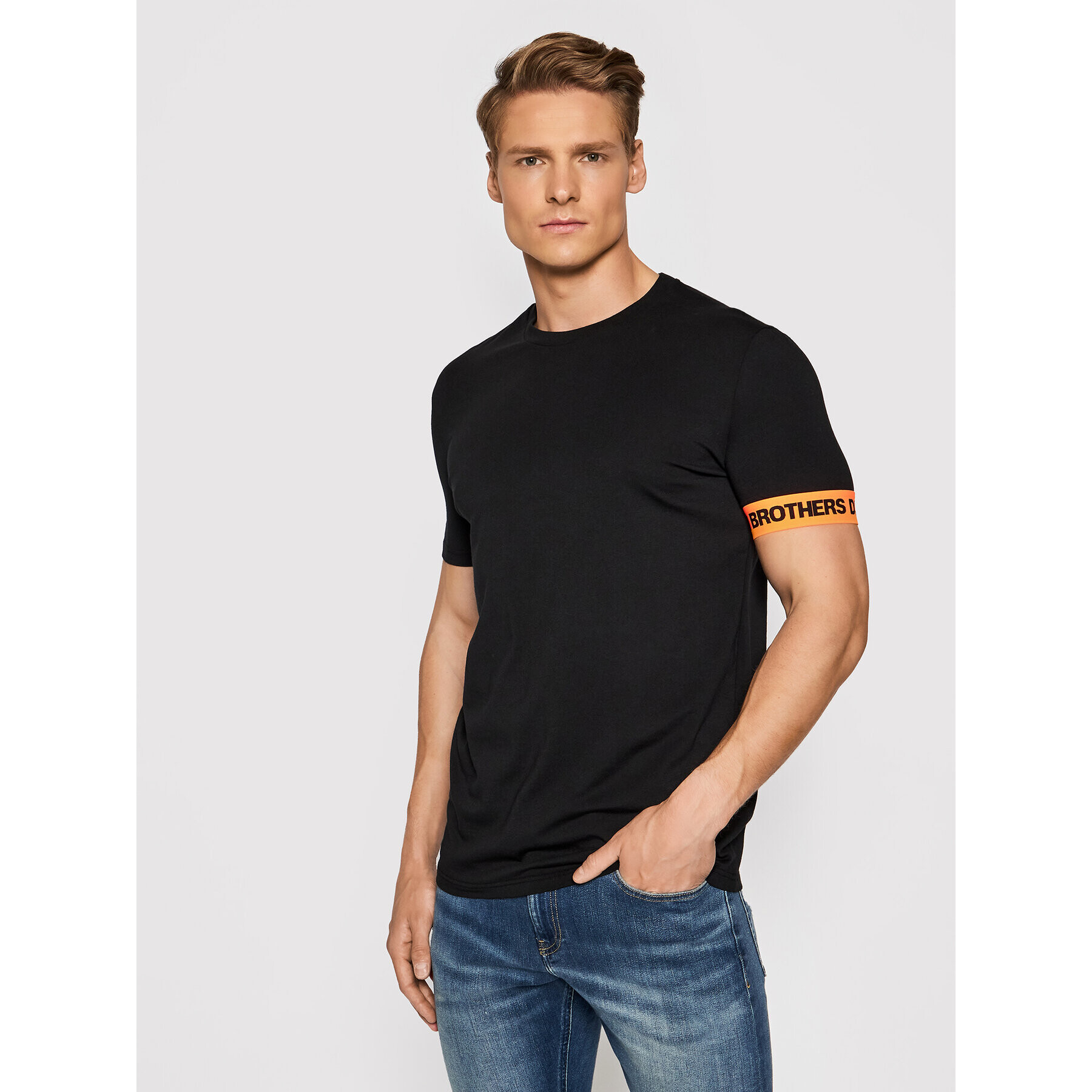 Dsquared2 Underwear Тишърт D9M3S3550 Черен Regular Fit - Pepit.bg