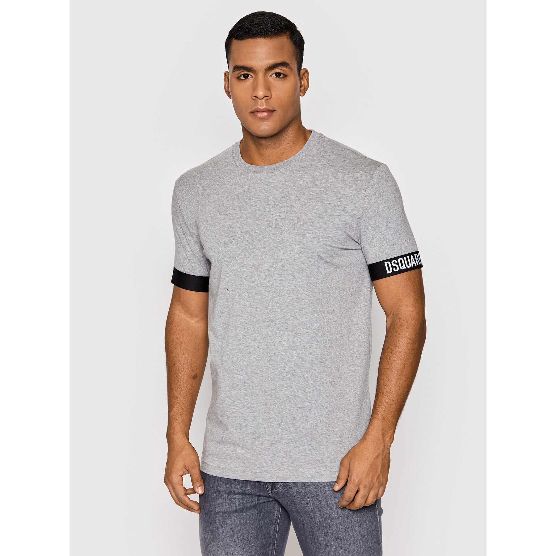 Dsquared2 Underwear Тишърт D9M3U3620.03014 Сив Slim Fit - Pepit.bg
