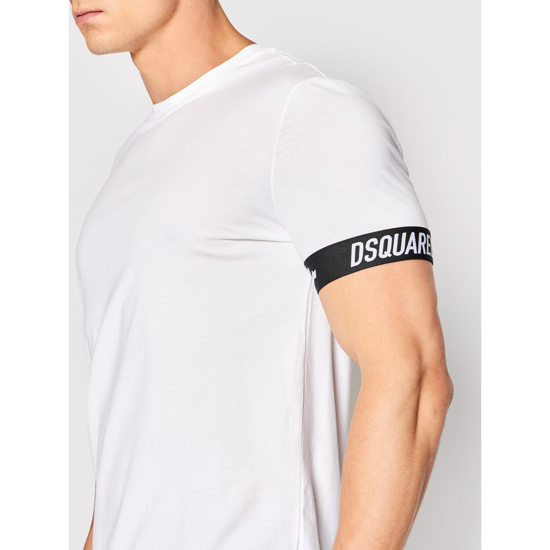 Dsquared2 Underwear Тишърт D9M3U4020 Бял Regular Fit - Pepit.bg