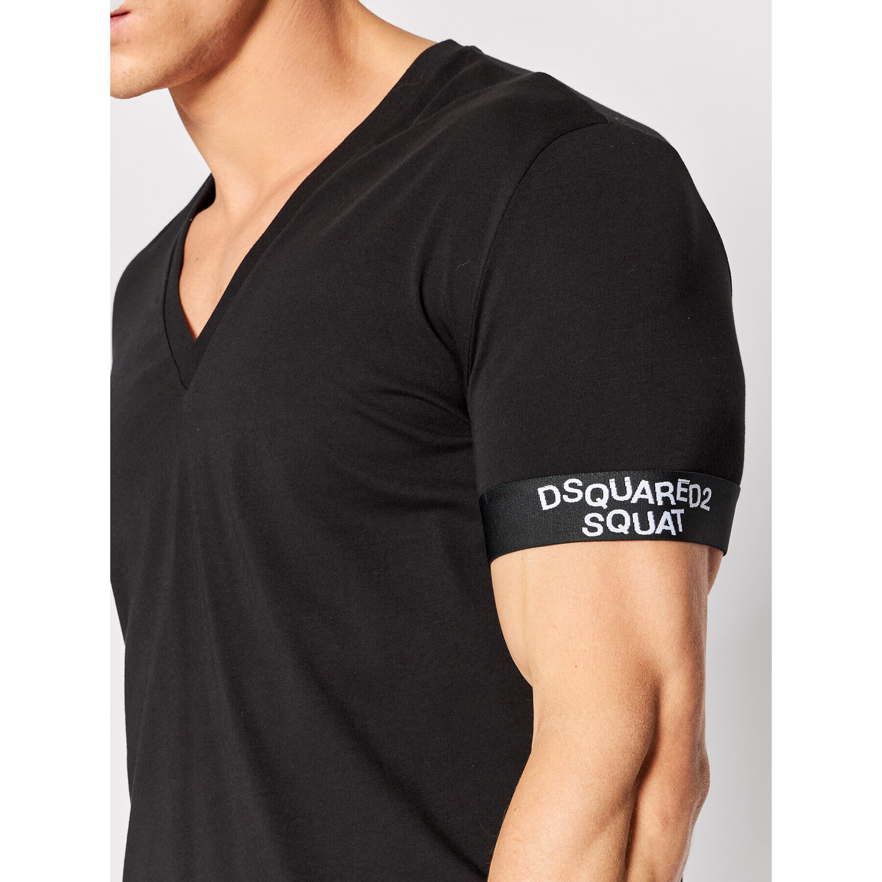 Dsquared2 Underwear Тишърт D9M903990 Черен Regular Fit - Pepit.bg